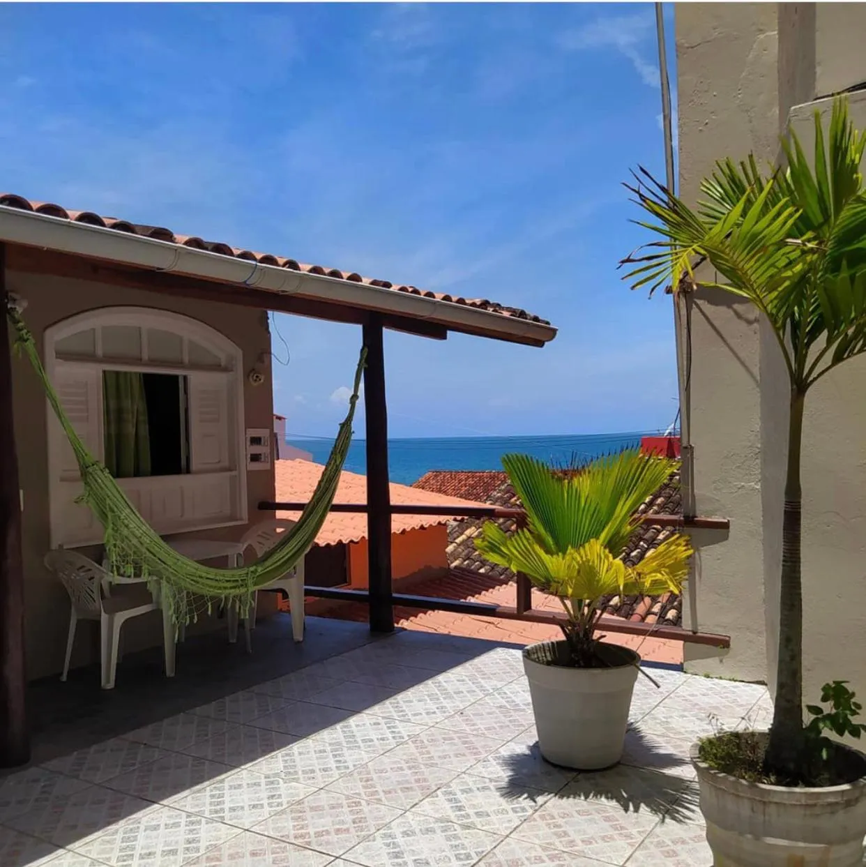 Balcony/Terrace in Pousada Nativo