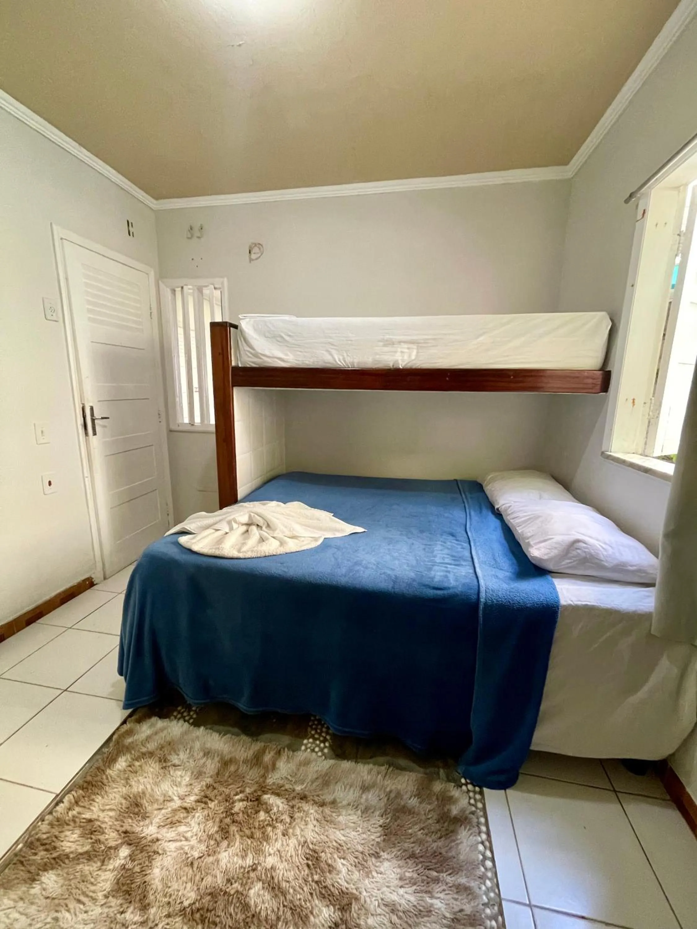 Bed in Pousada Nativo