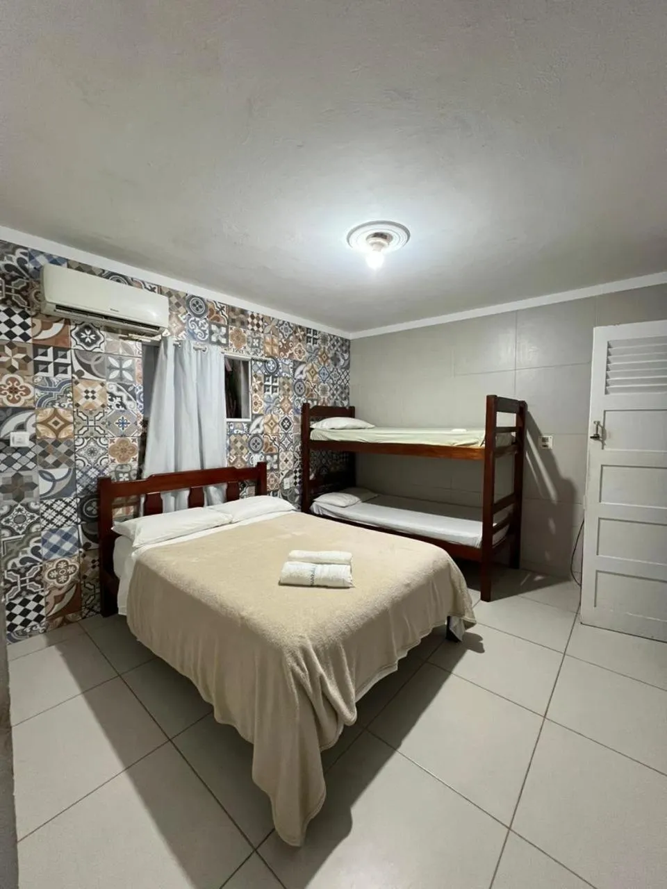 Bed in Pousada Nativo