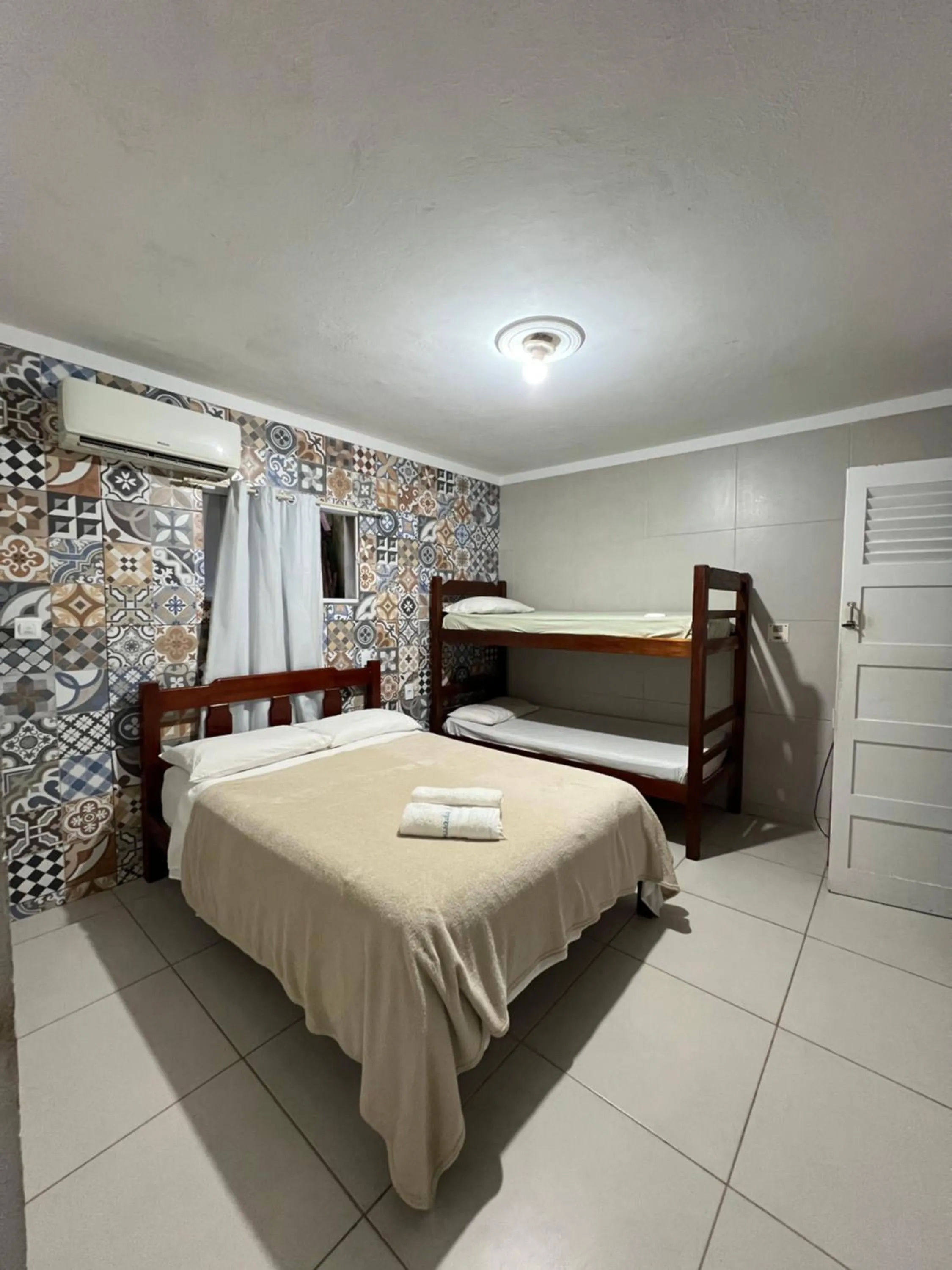 Bed in Pousada Nativo