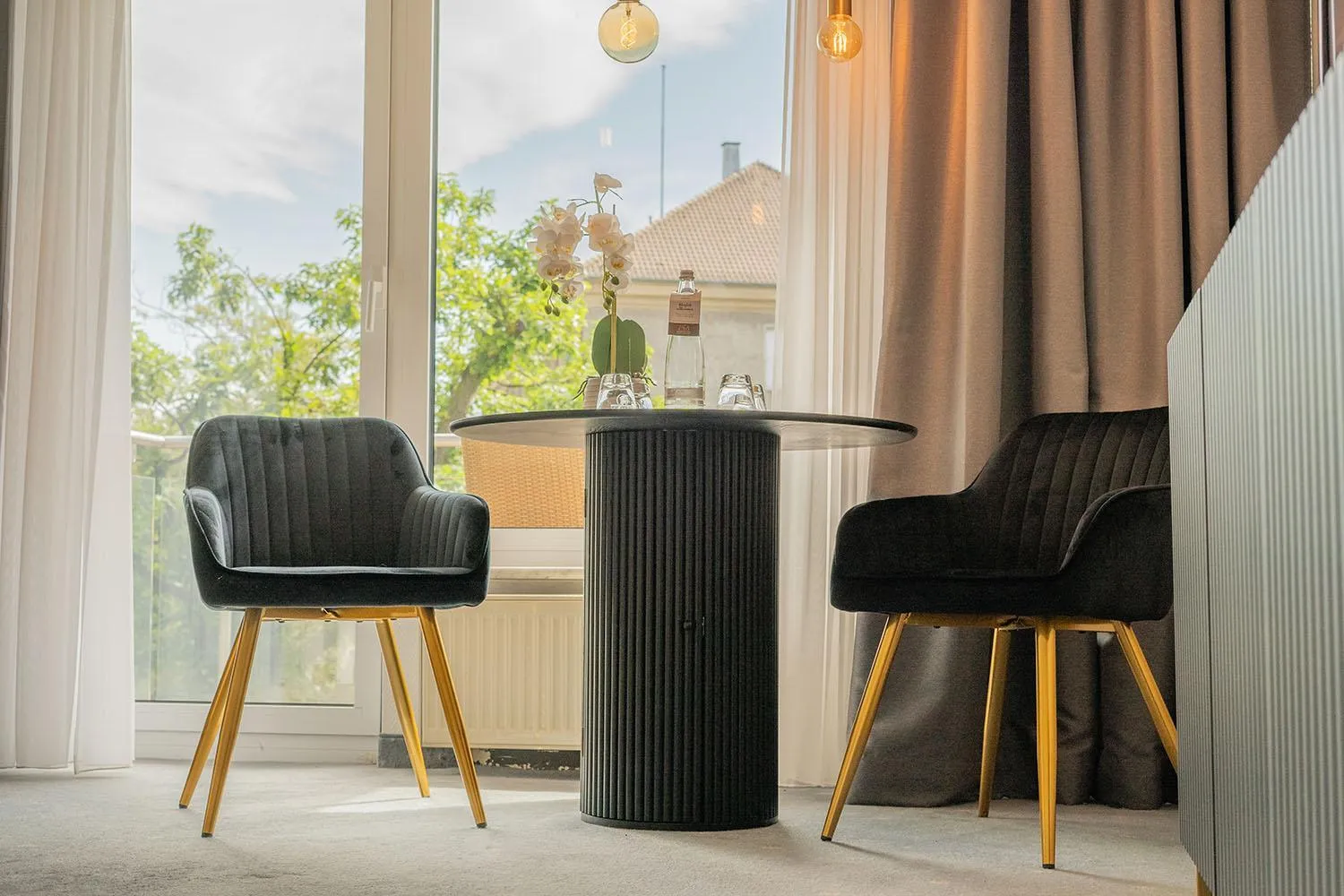 Seating area in Bernstein Hotel Villa Kastania