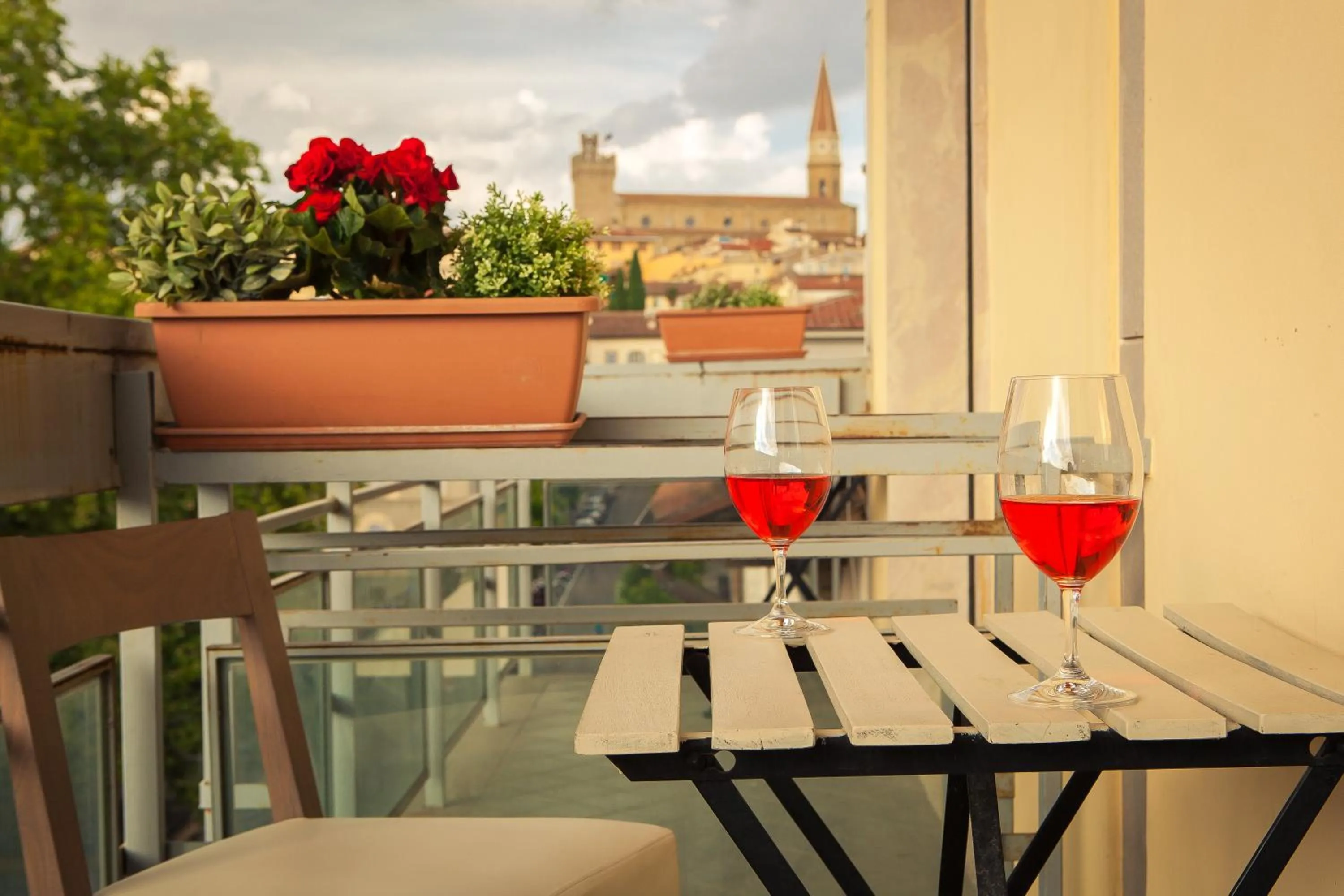 View (from property/room) in La Terrazza