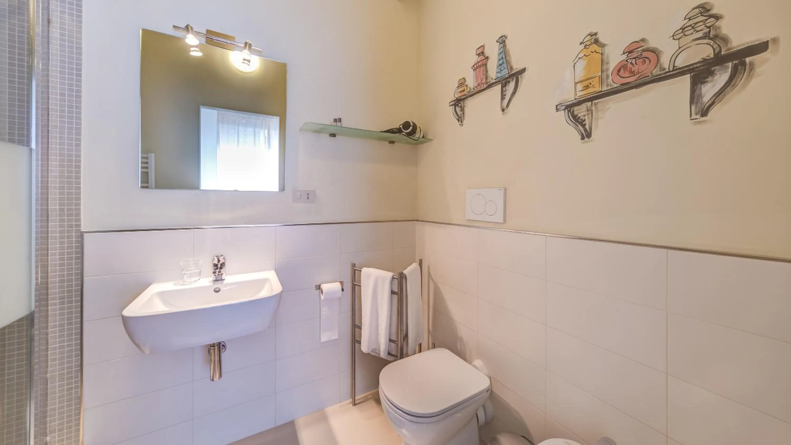 Shower in La Terrazza