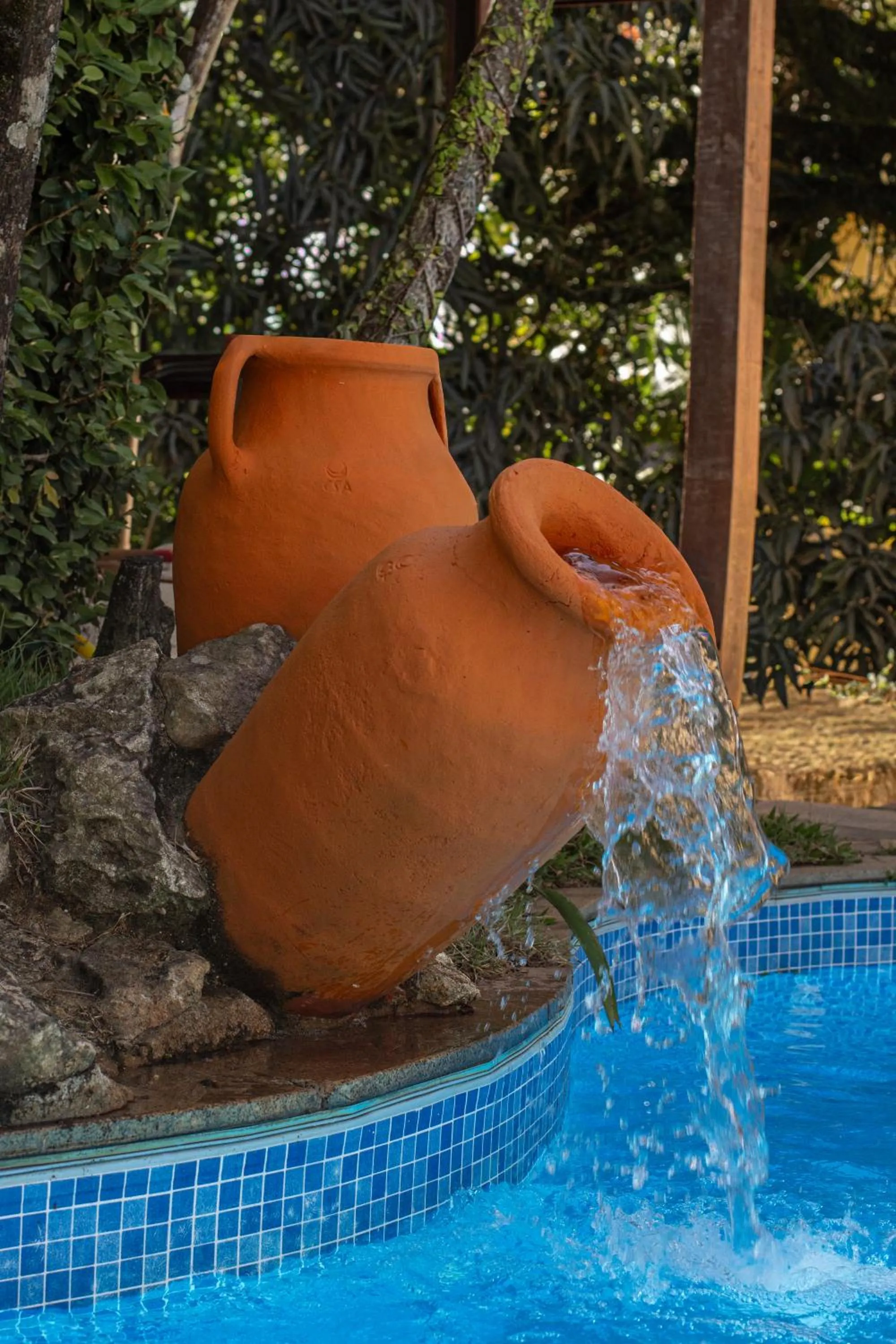 Pool view in Hotel Pousada Arcádia Mineira