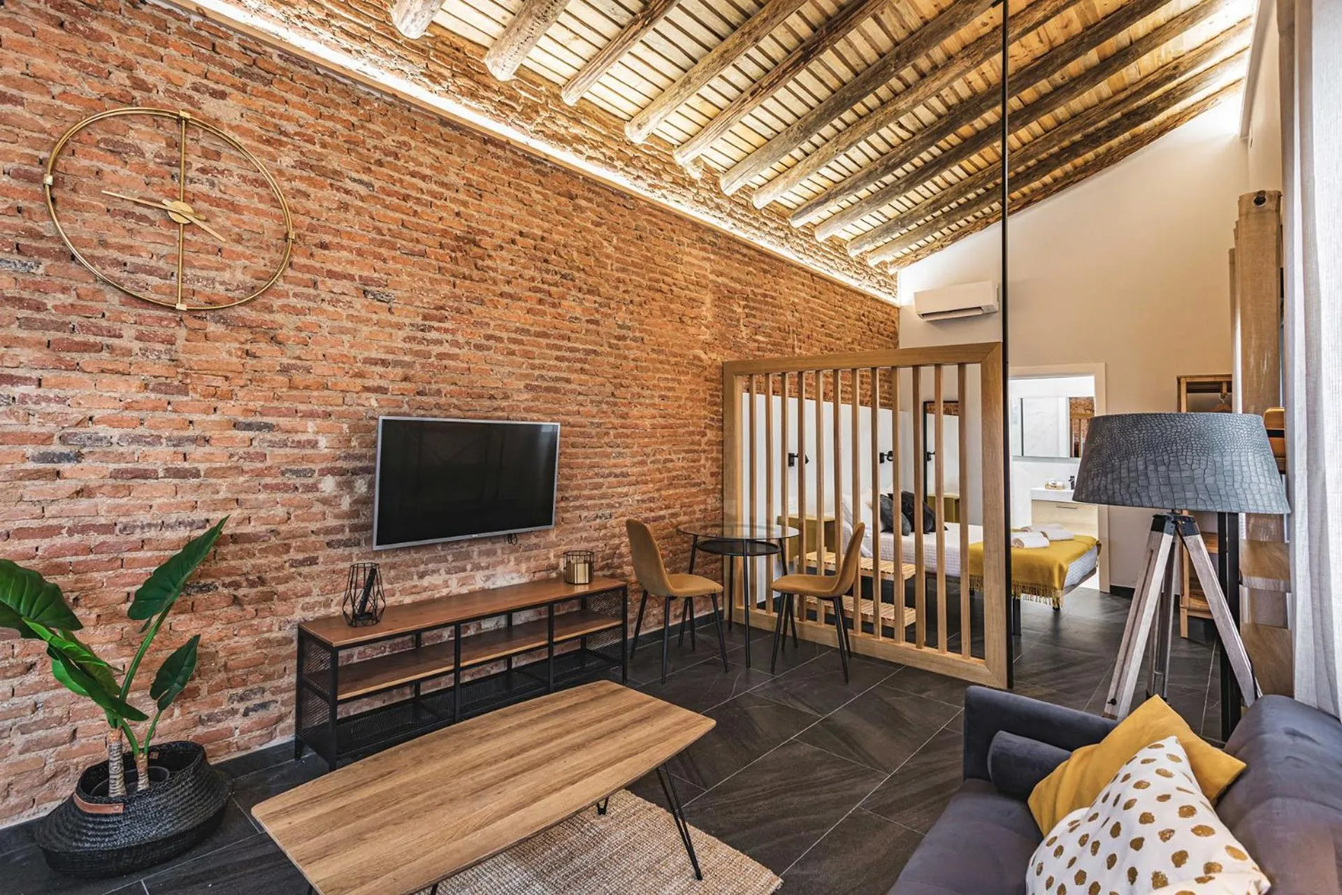 TV and multimedia in Apartamentos Cáceres Central Suites