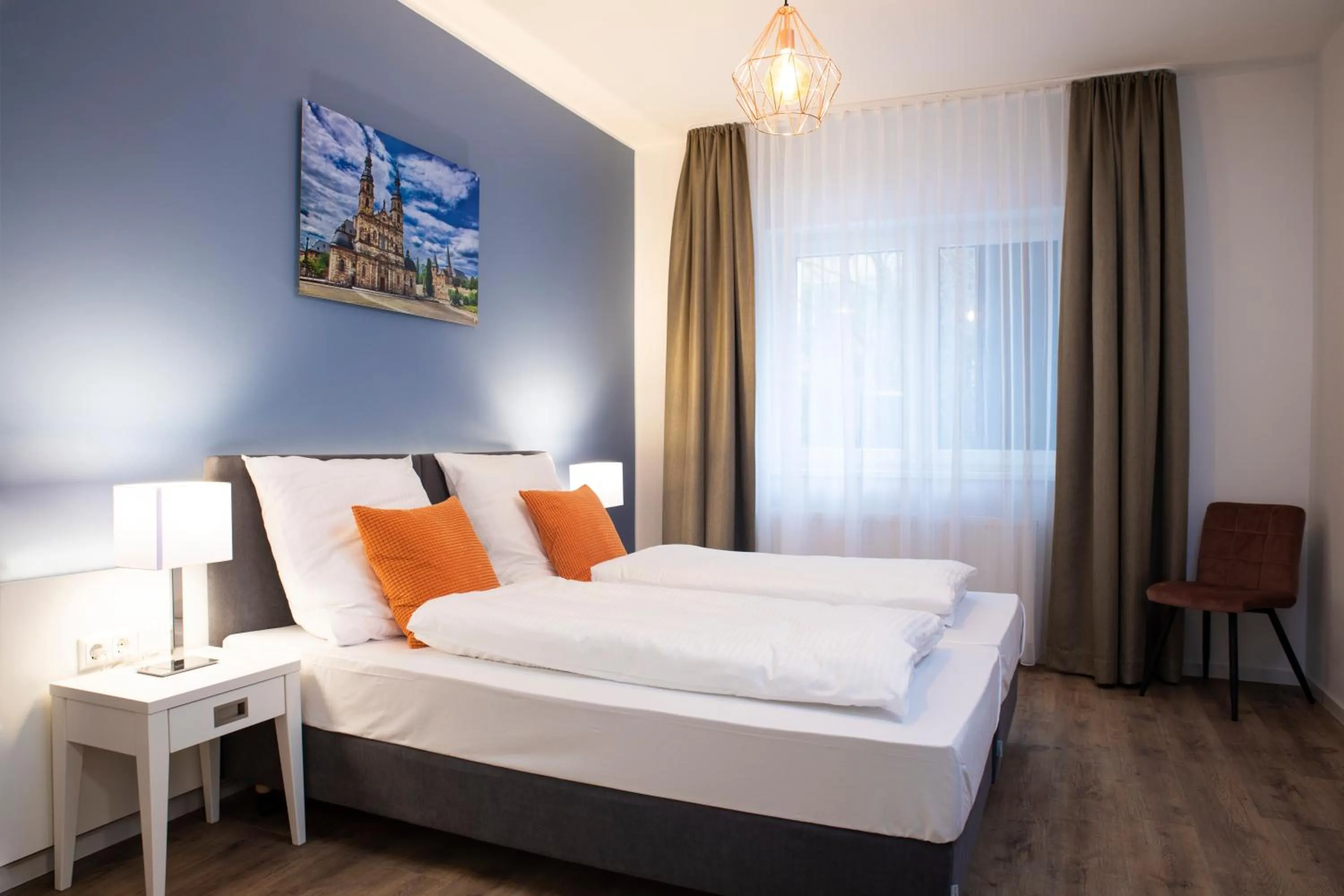 Bed in Villa am Bahnhof in Fulda