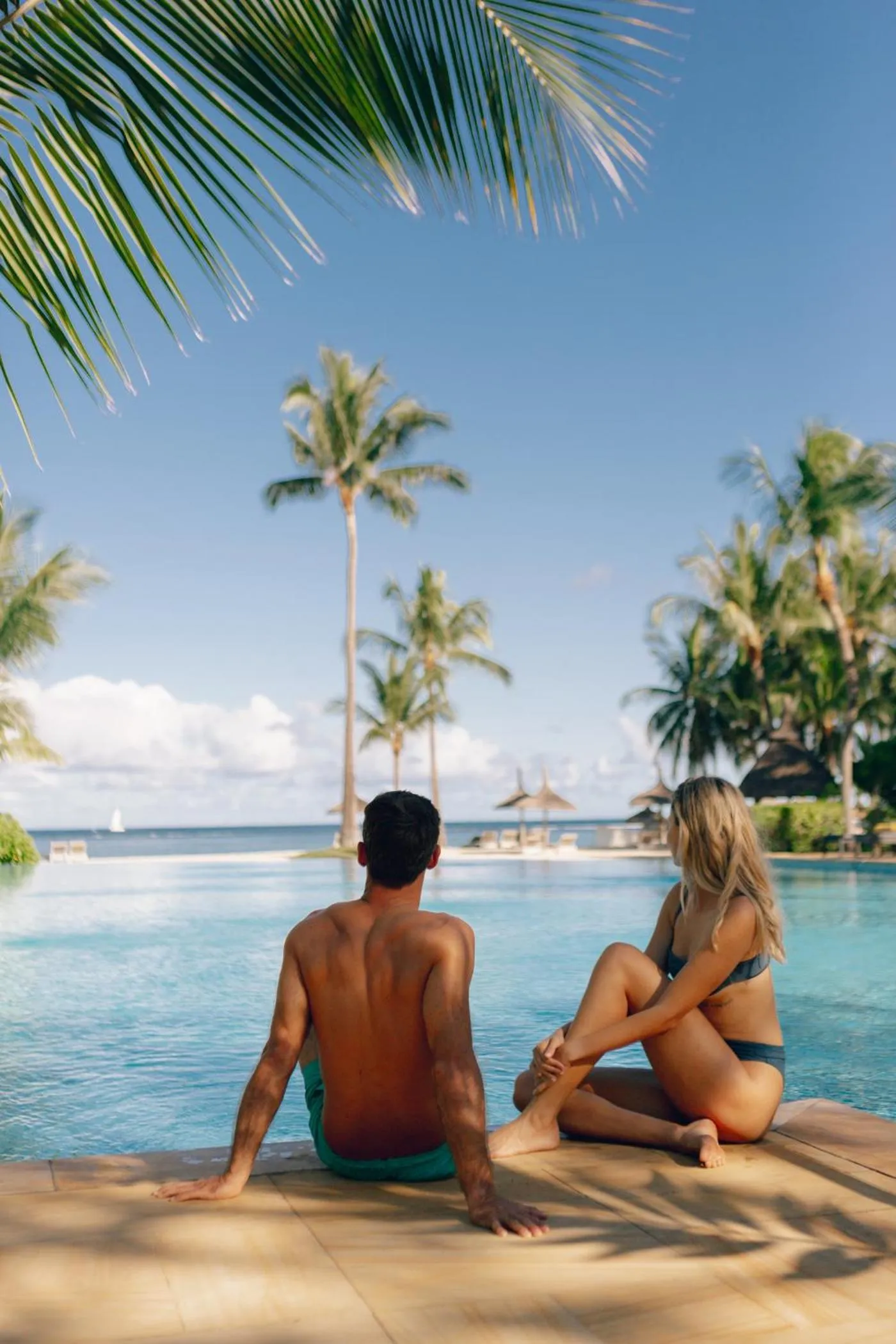 Pool view in Sugar Beach Mauritius