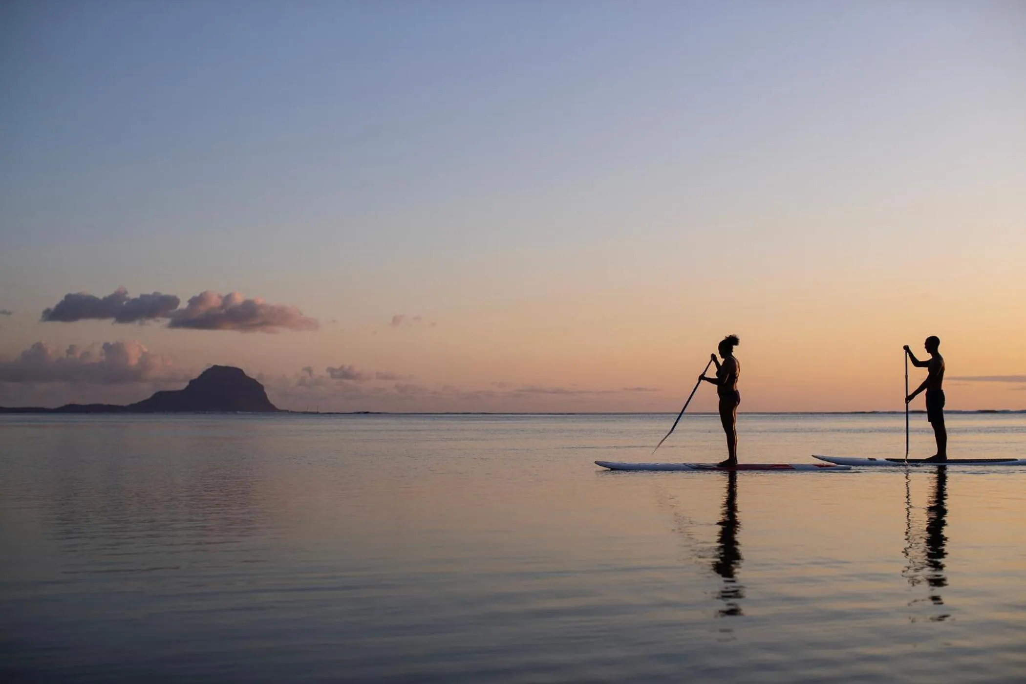 Sunrise in Sugar Beach Mauritius
