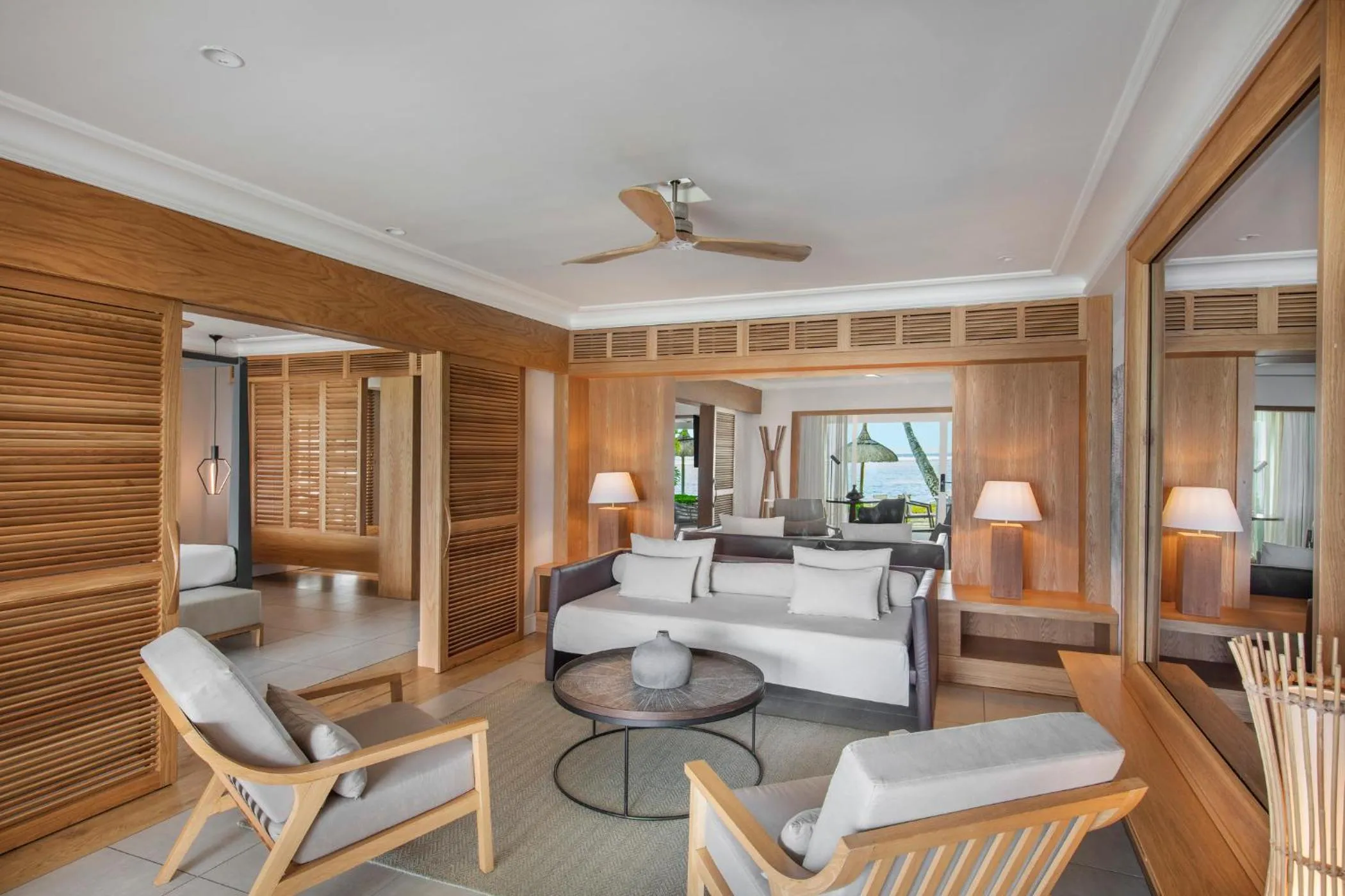 Living room in Sugar Beach Mauritius