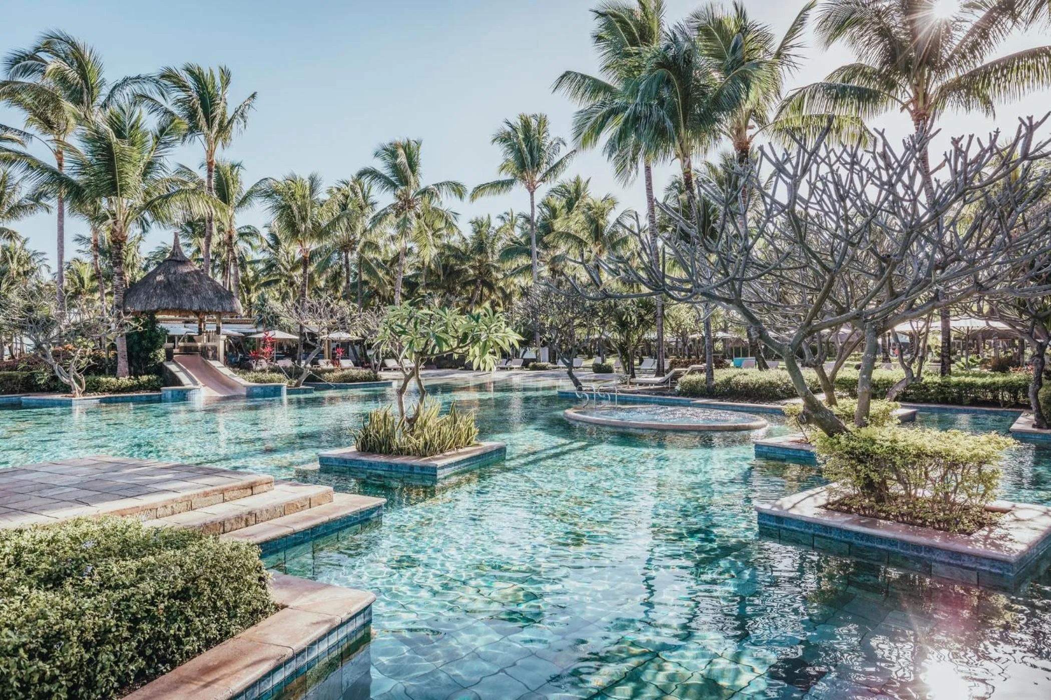 Swimming pool in La Pirogue Mauritius