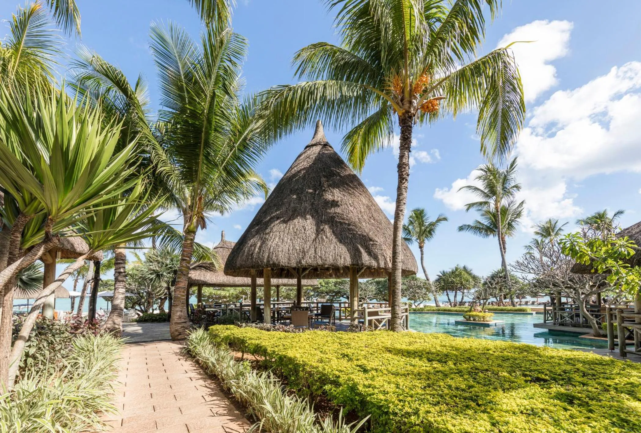 Swimming pool in La Pirogue Mauritius