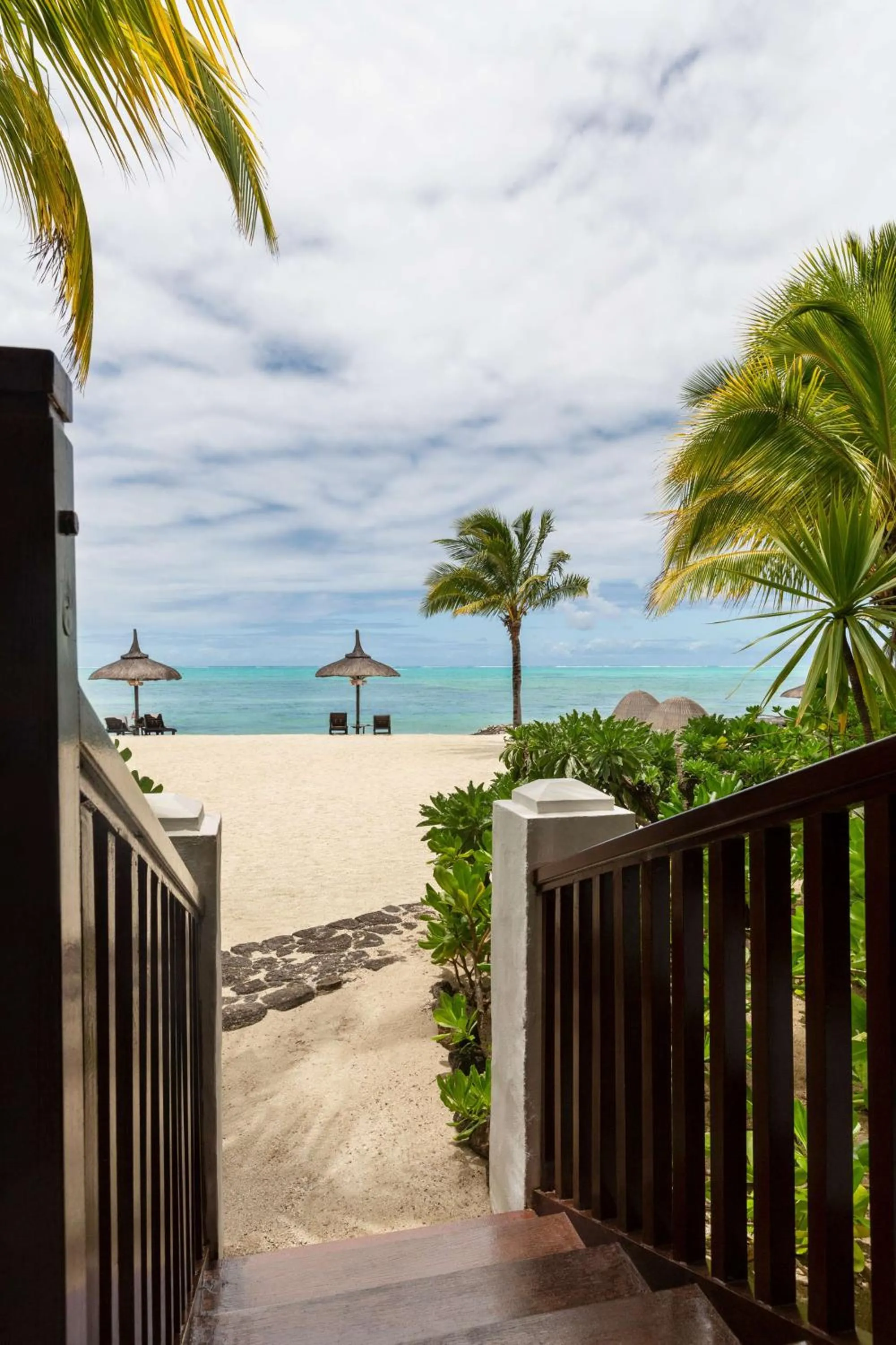 Beach in Shangri-La Le Touessrok, Mauritius