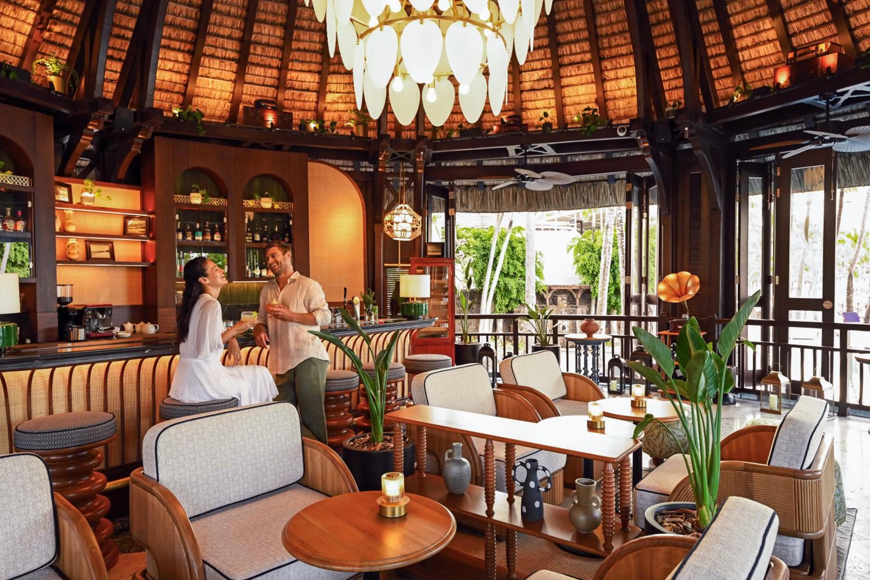 Lounge or bar in Shangri-La Le Touessrok, Mauritius