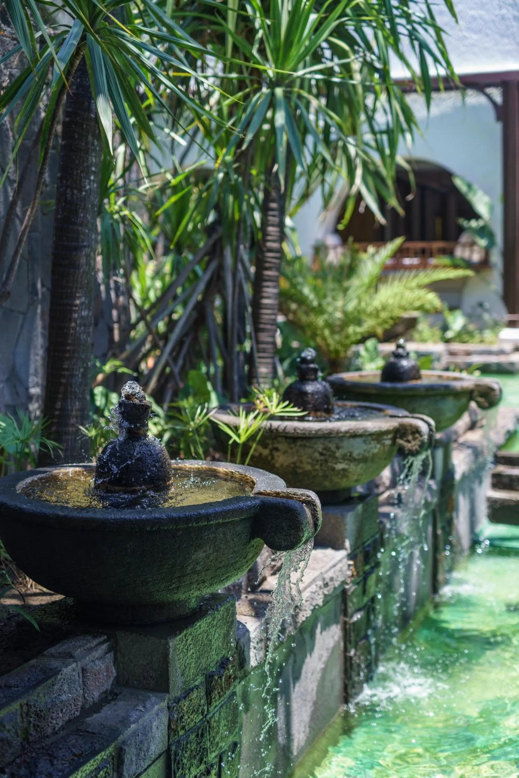 Decorative detail in Shangri-La Le Touessrok, Mauritius