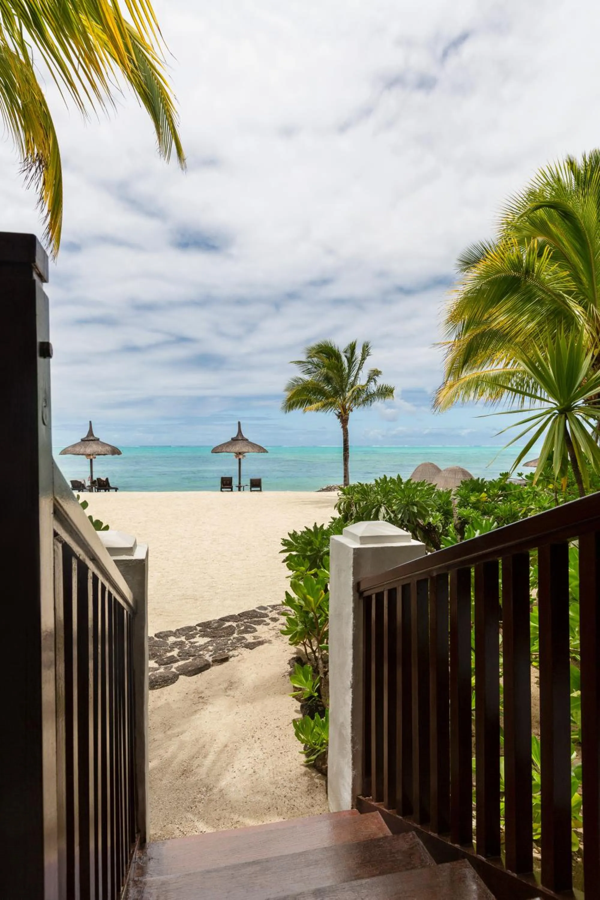 Beach in Shangri-La Le Touessrok, Mauritius