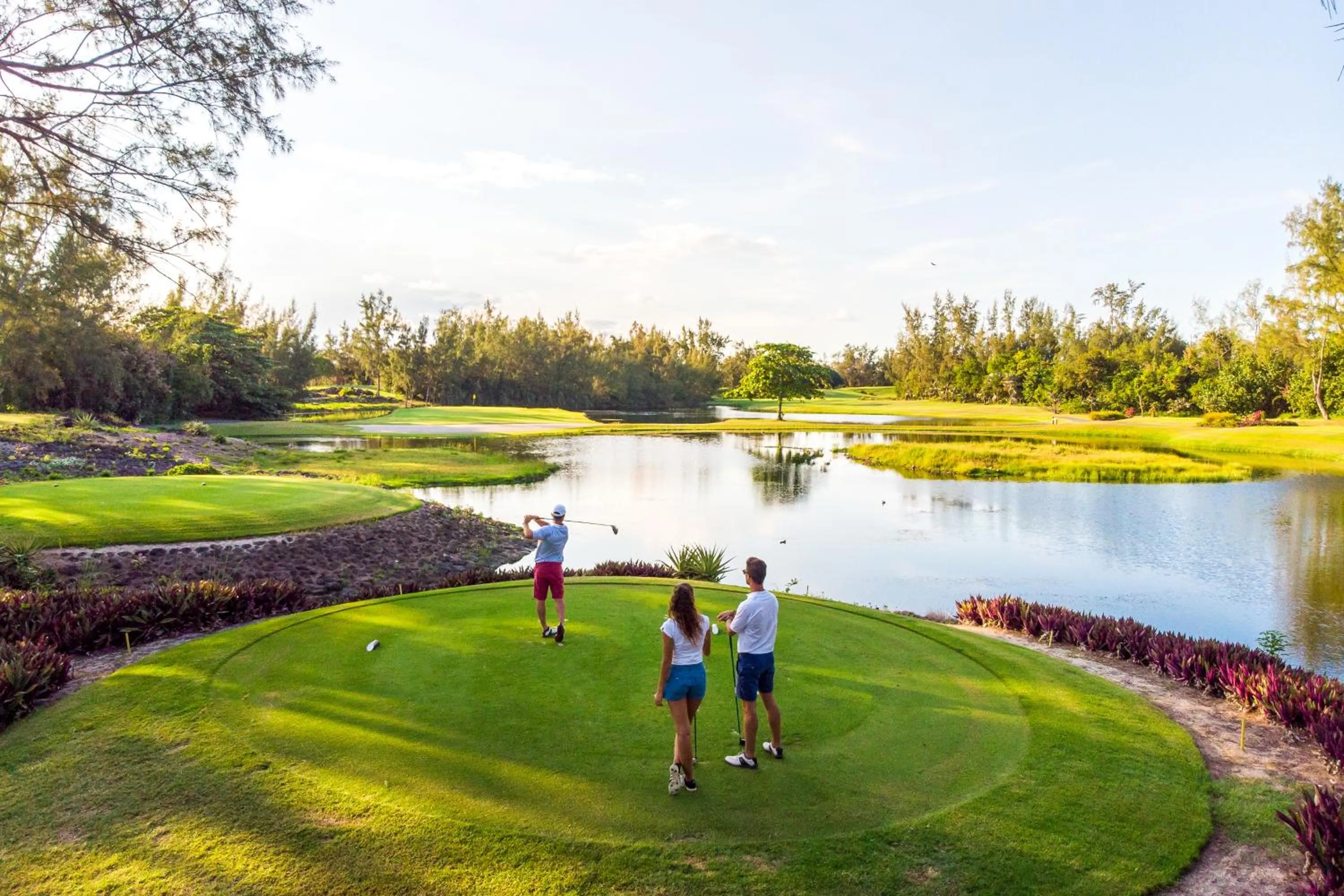 Golfcourse in Shangri-La Le Touessrok, Mauritius