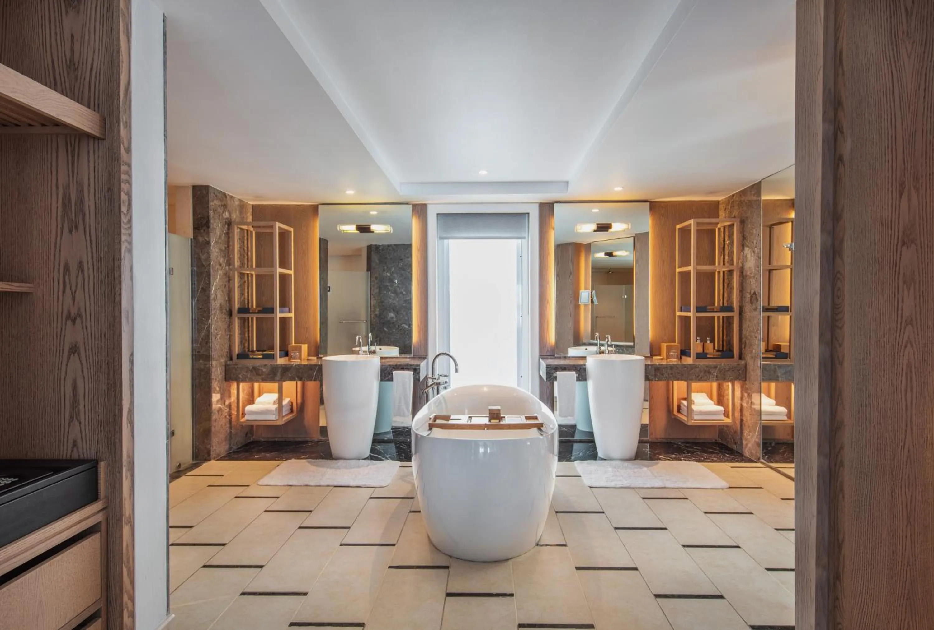 Bathroom in Shangri-La Le Touessrok, Mauritius