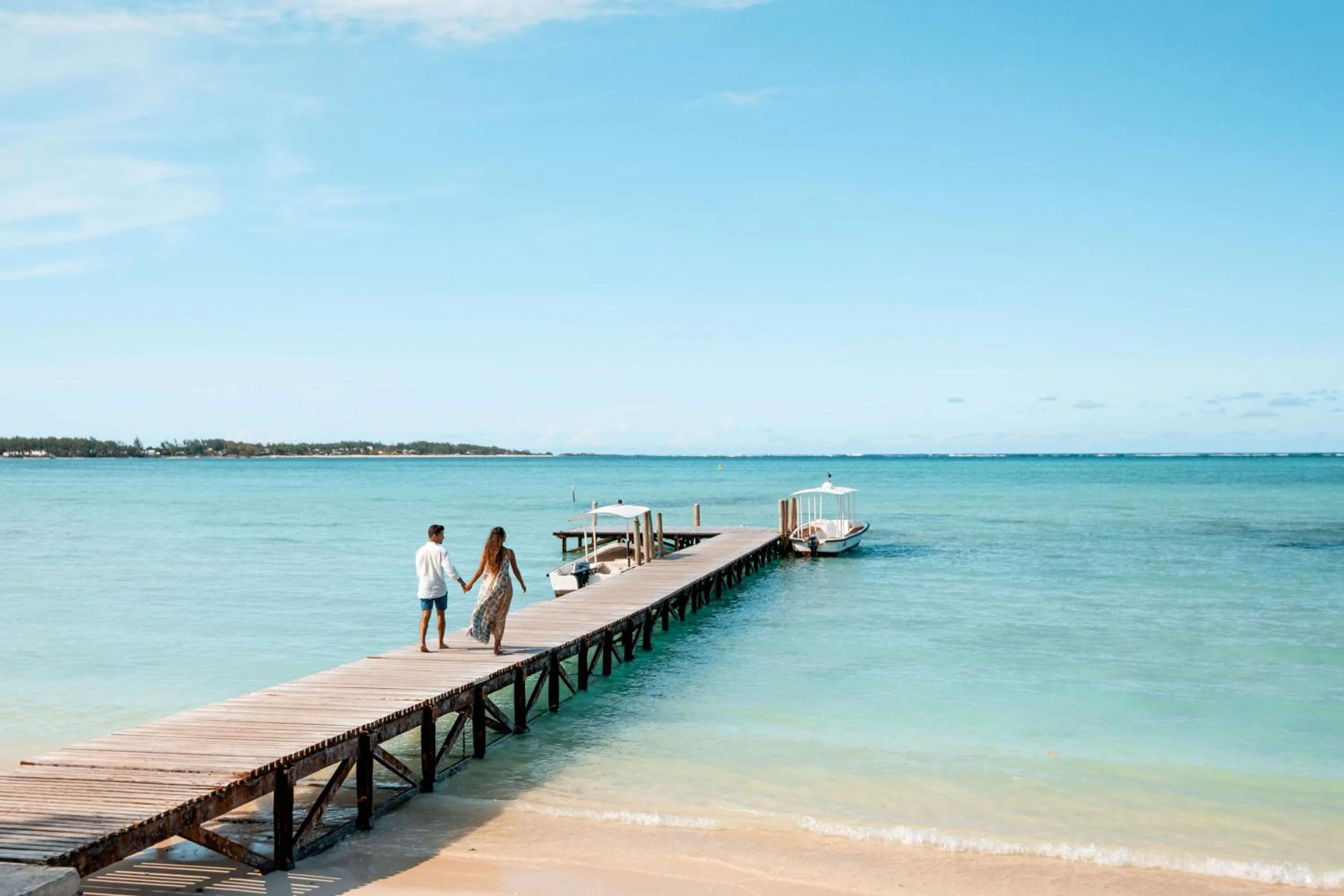 Beach in Shangri-La Le Touessrok, Mauritius