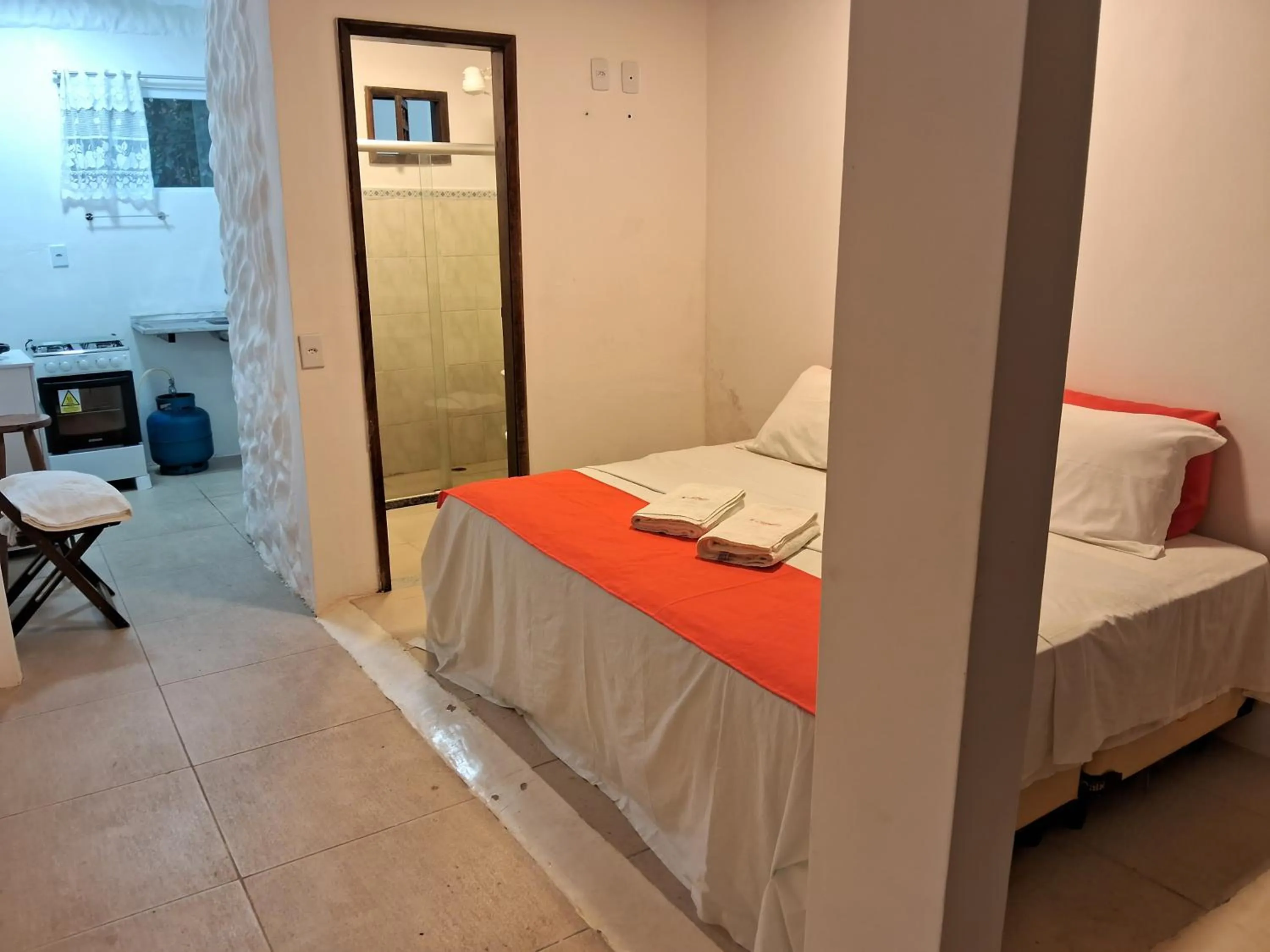 Bed in Pousada Barra Vento