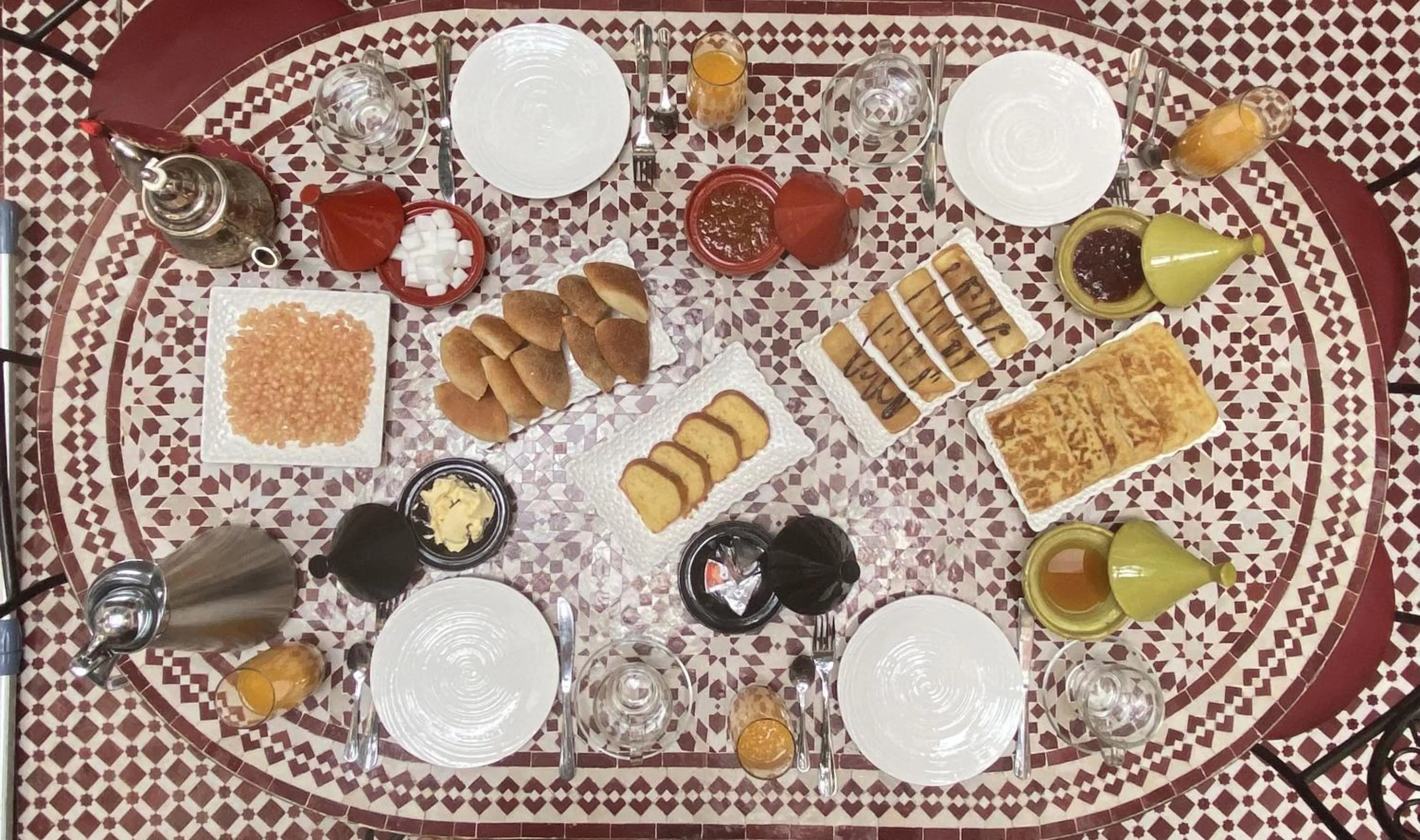Food and drinks in RIAD SHAJARA