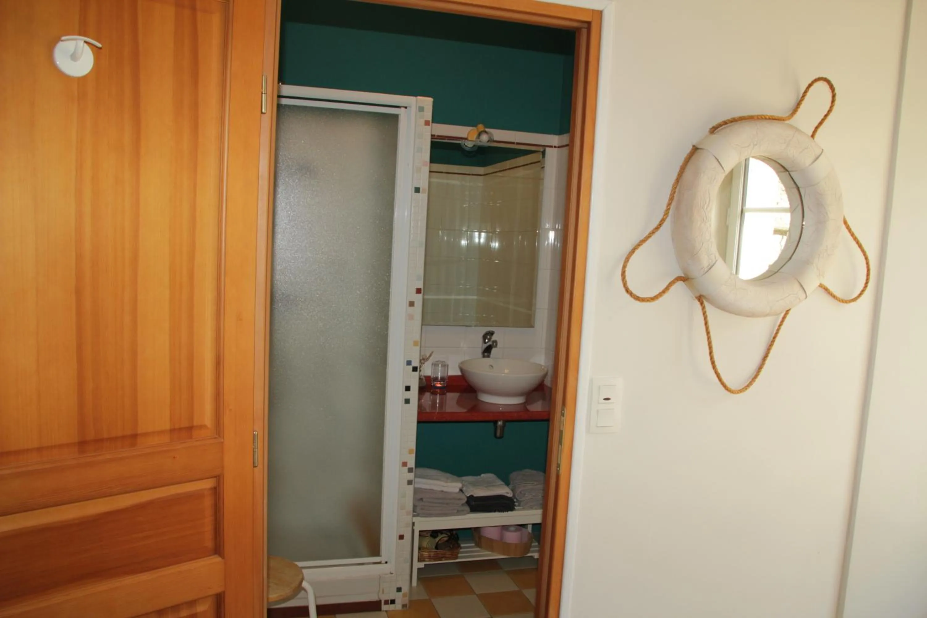 Shower in Le Jardin à Mordreuc