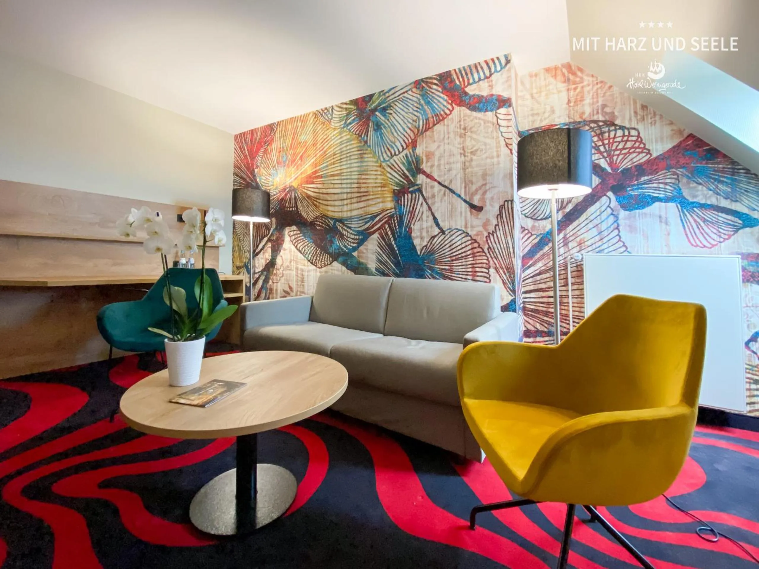 Seating area in HKK Hotel Wernigerode