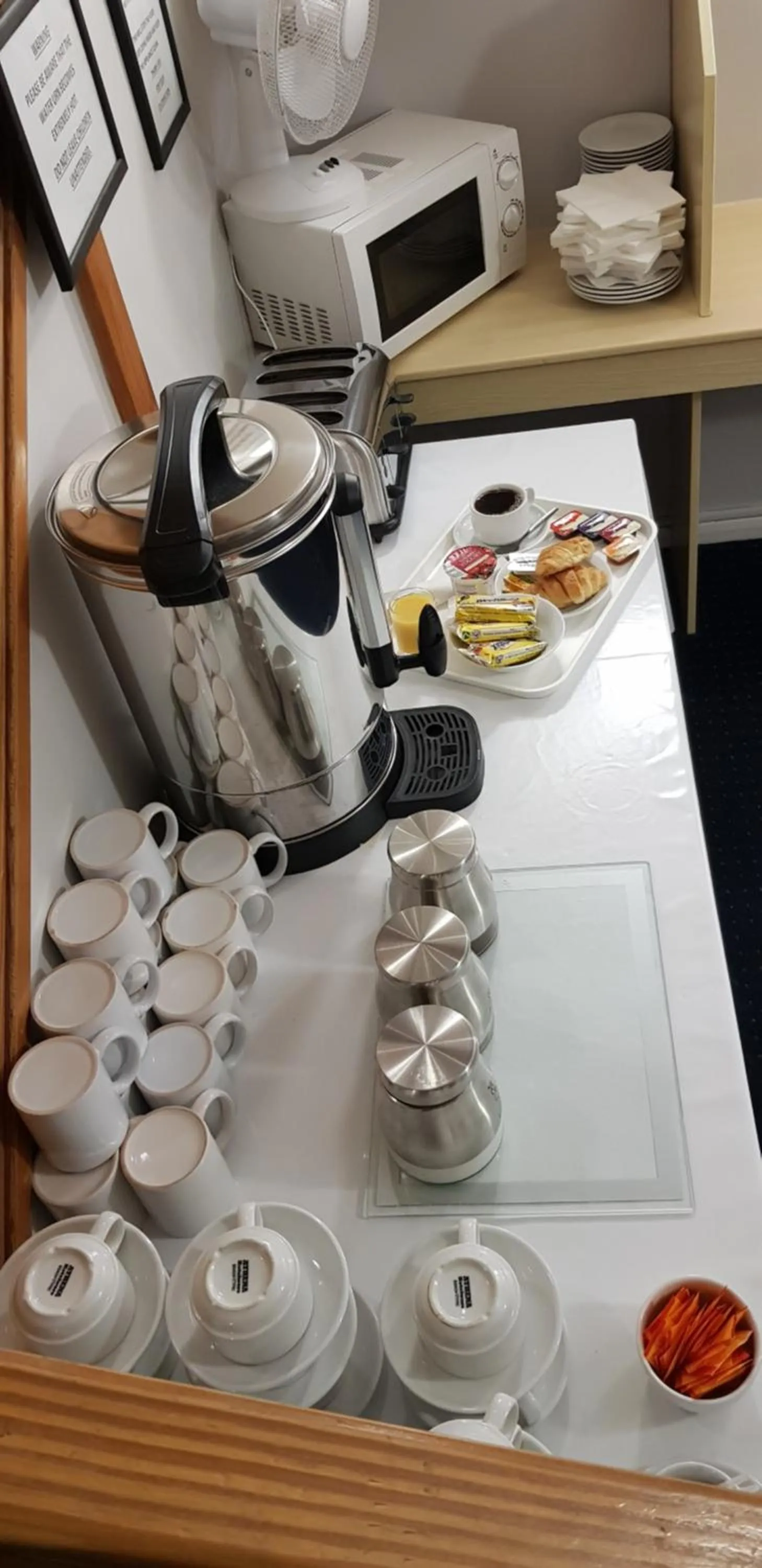 Continental breakfast in Redwings Lodge Dunstable