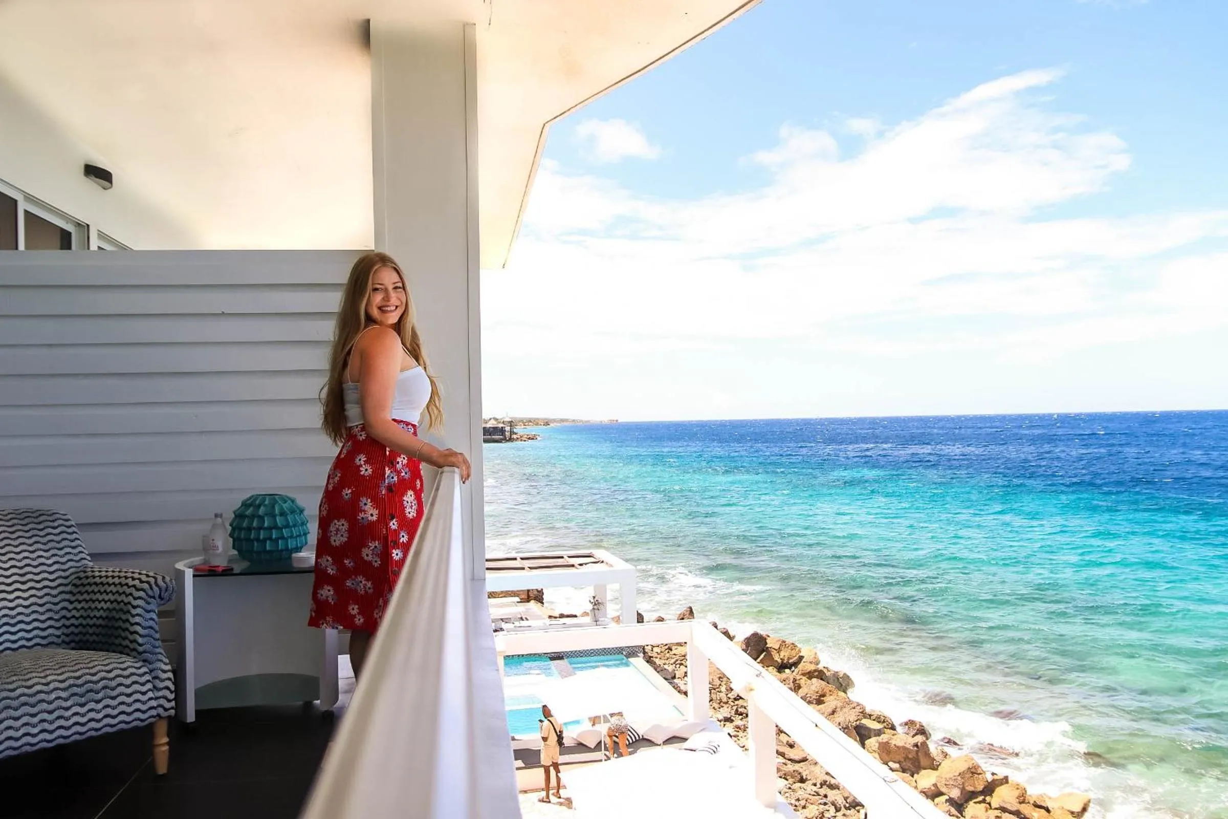 Balcony/Terrace in Saint Tropez Boutique Hotel