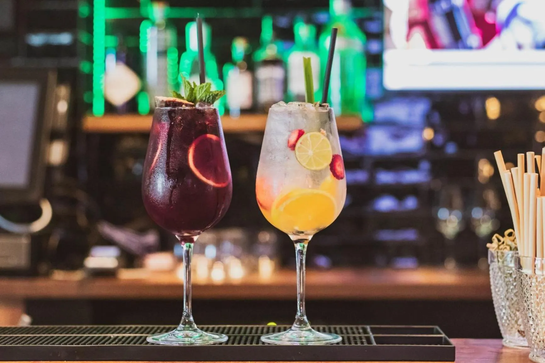 Alcoholic drinks in Saint Tropez Boutique Hotel