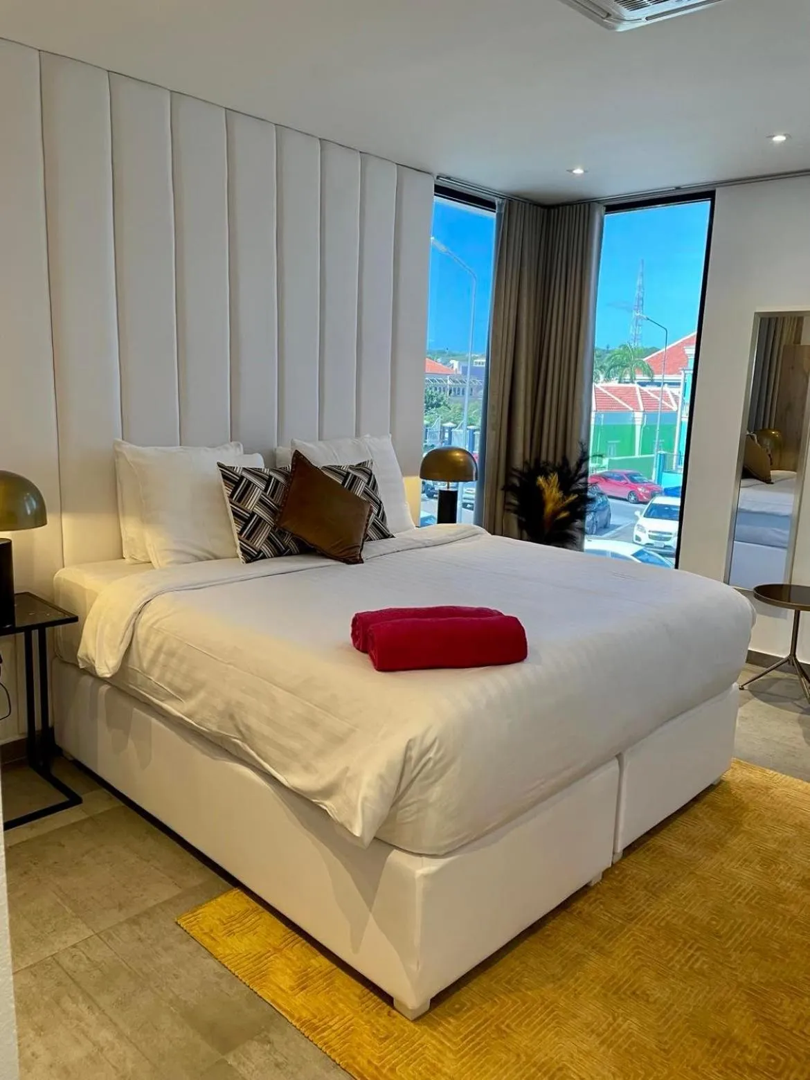 Bed in Saint Tropez Boutique Hotel