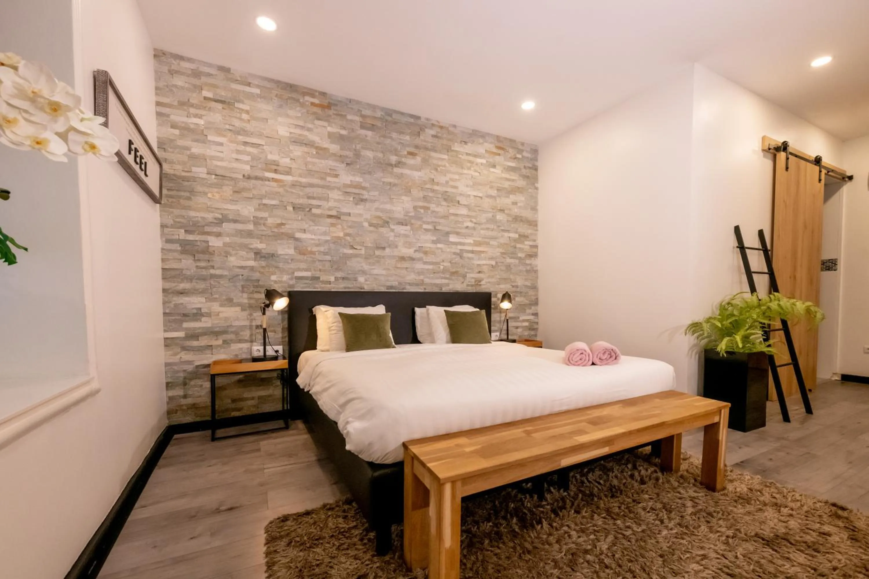 Bed in Saint Tropez Boutique Hotel