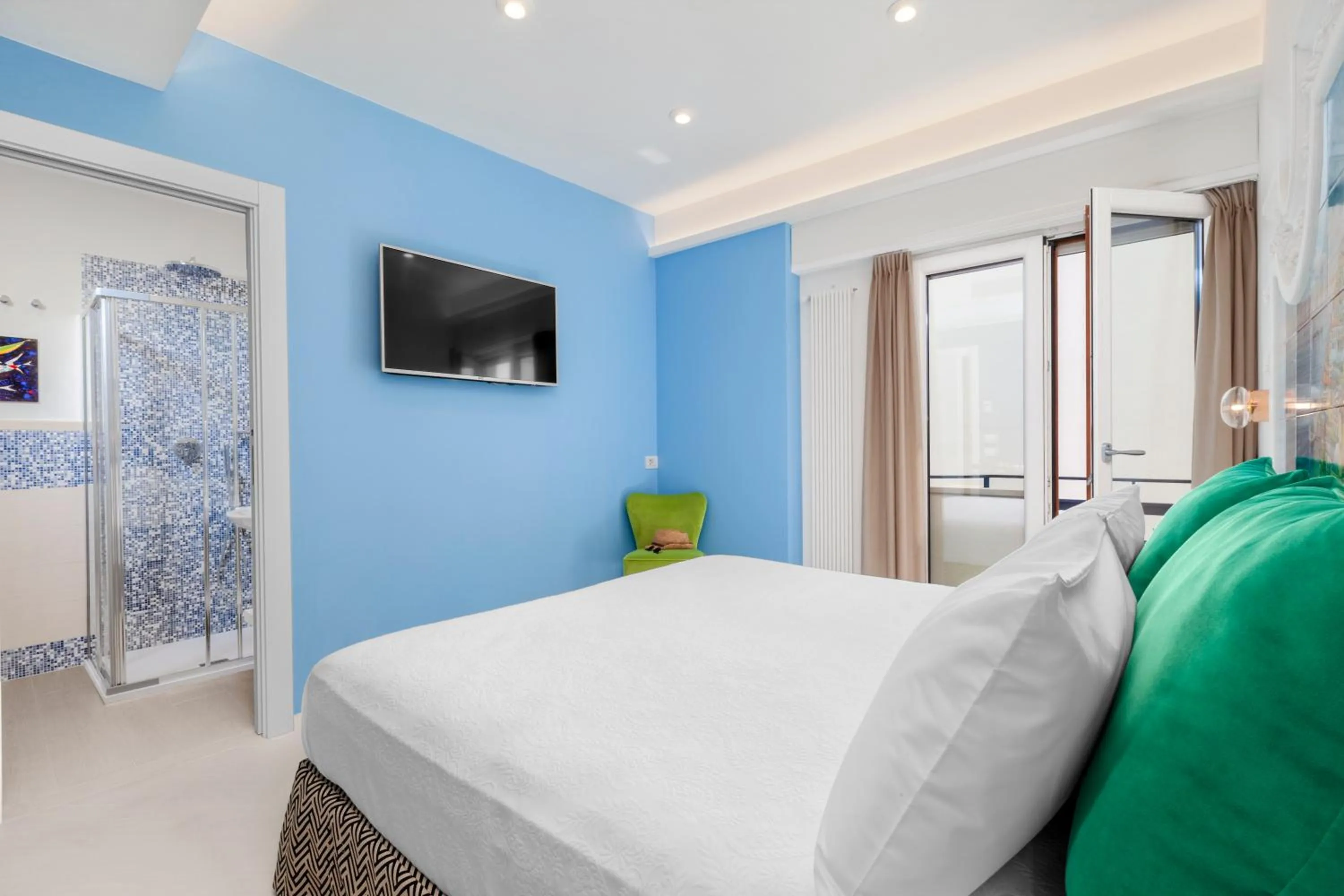 TV and multimedia, Bed in Le Palme Sorrento