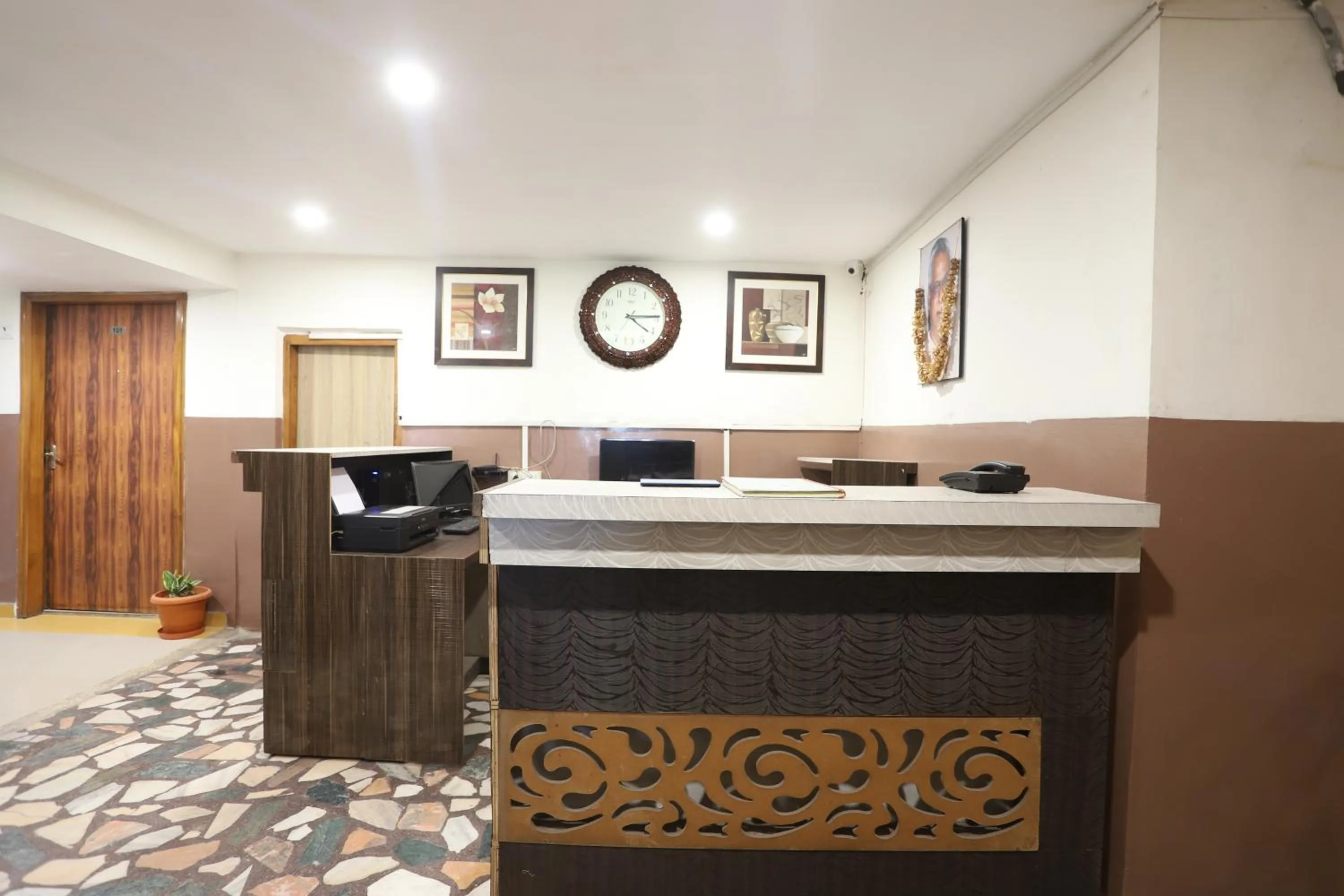 Lobby or reception in Hotel Deendayal