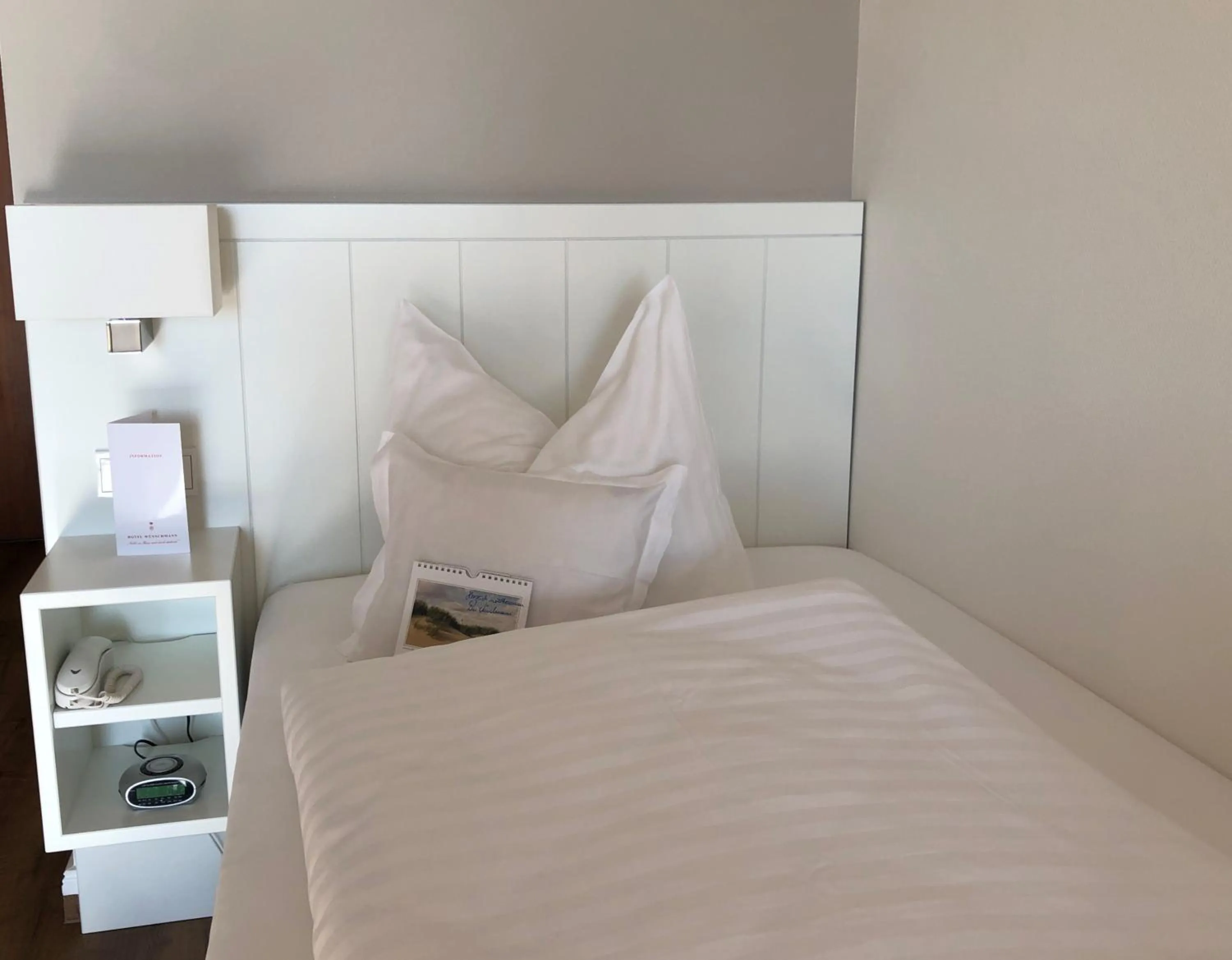 Bed in Hotel Wünschmann