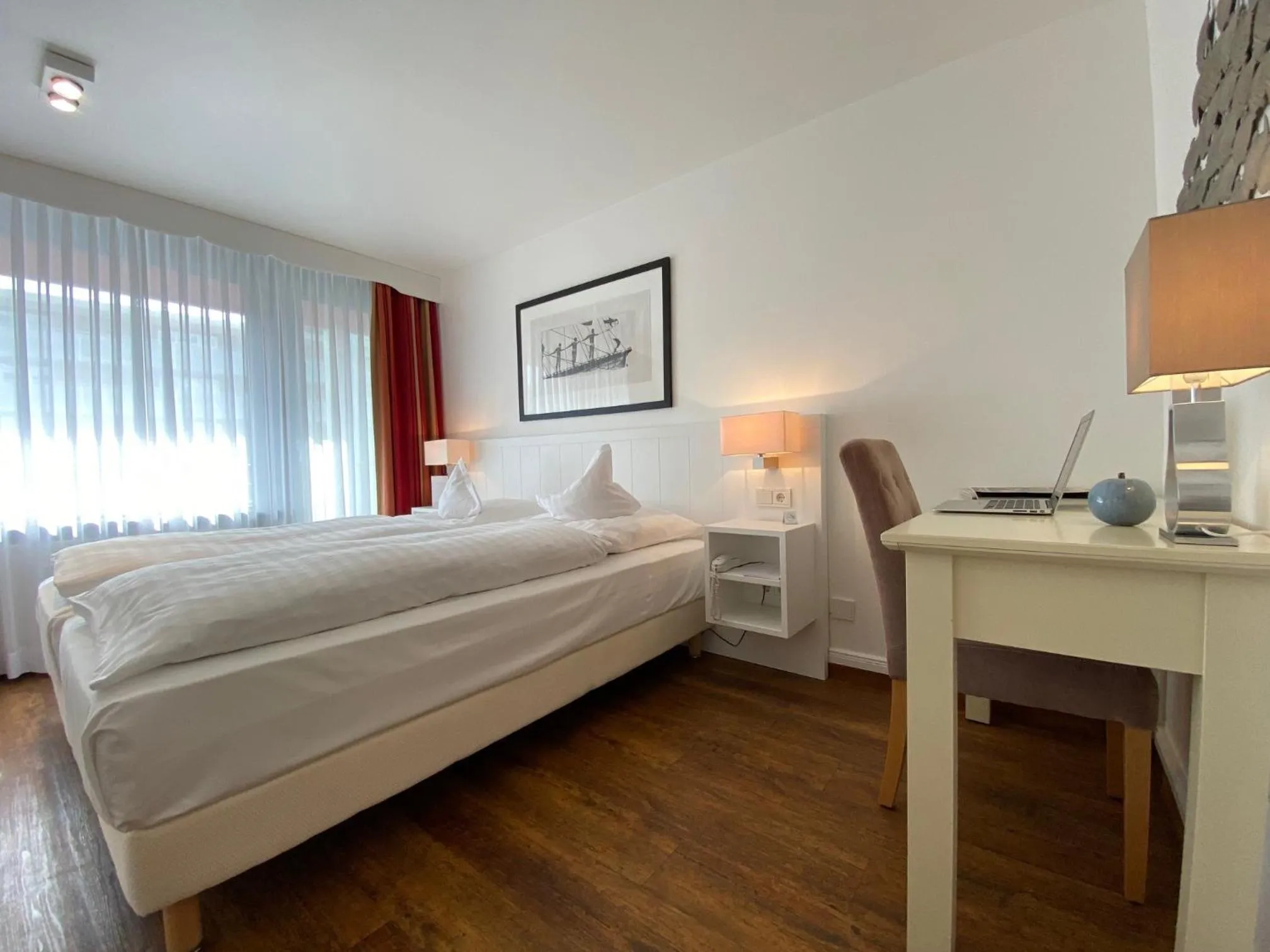 Bed in Hotel Wünschmann