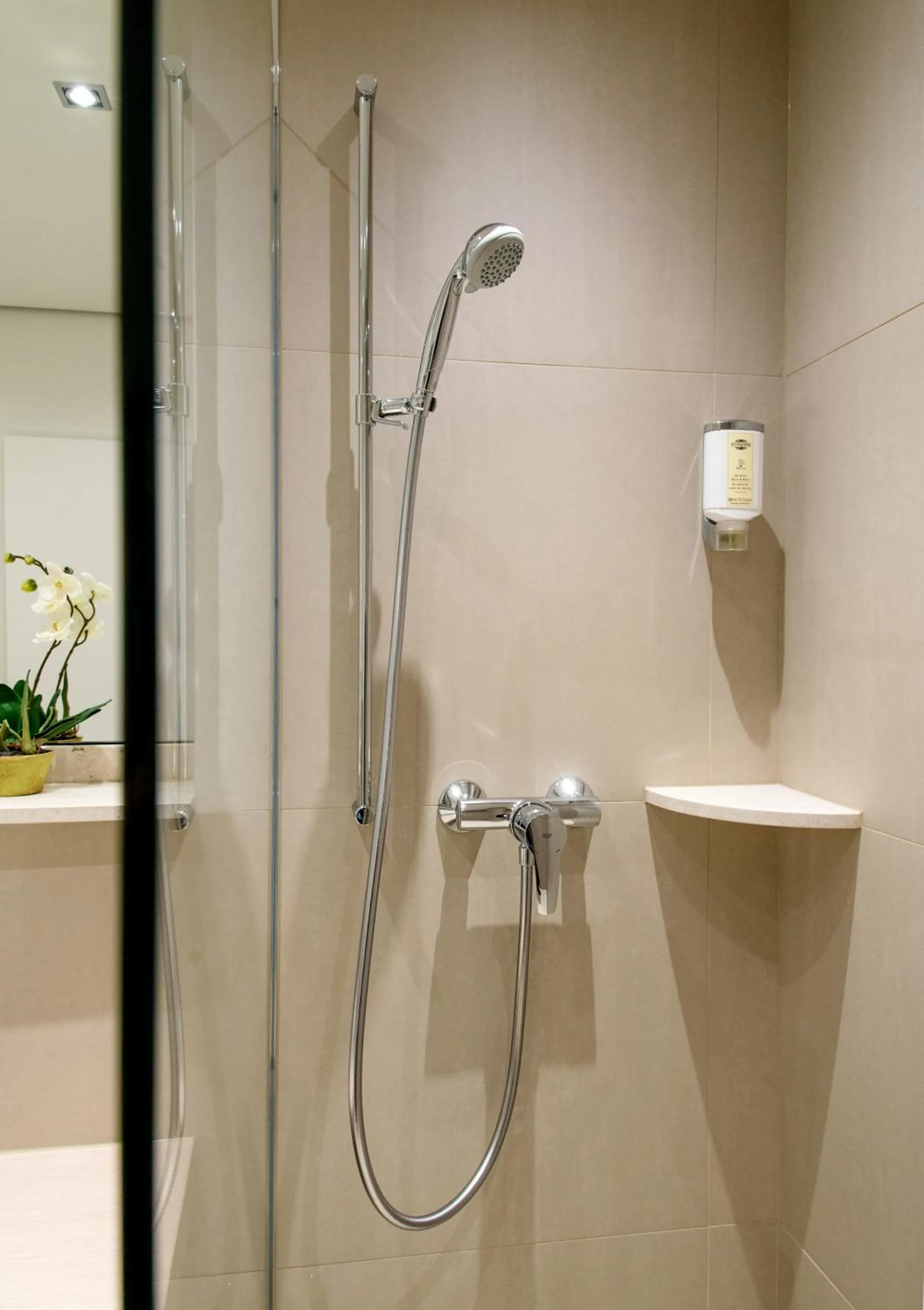 Shower in Hotel Wünschmann