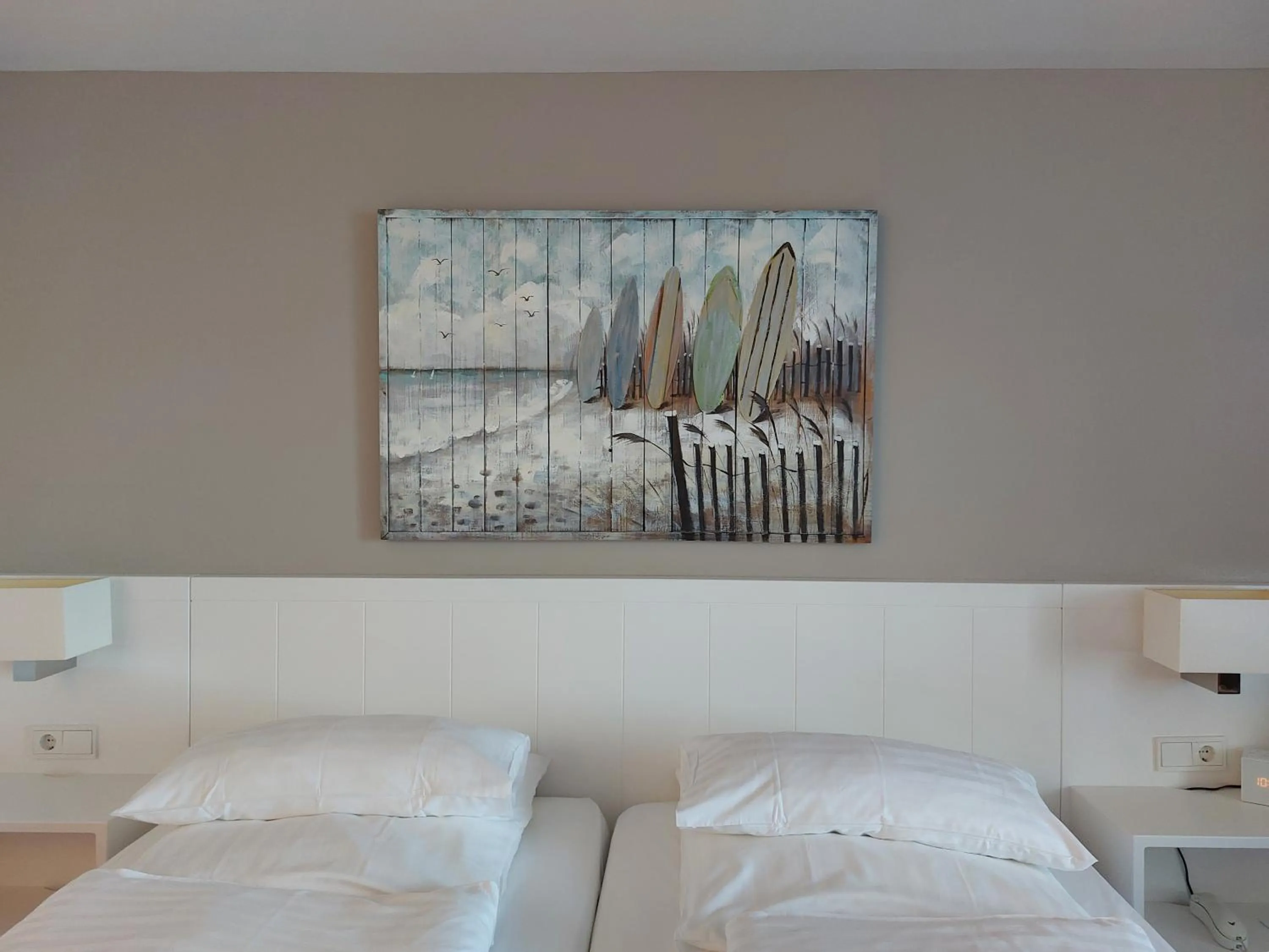 Bed in Hotel Wünschmann