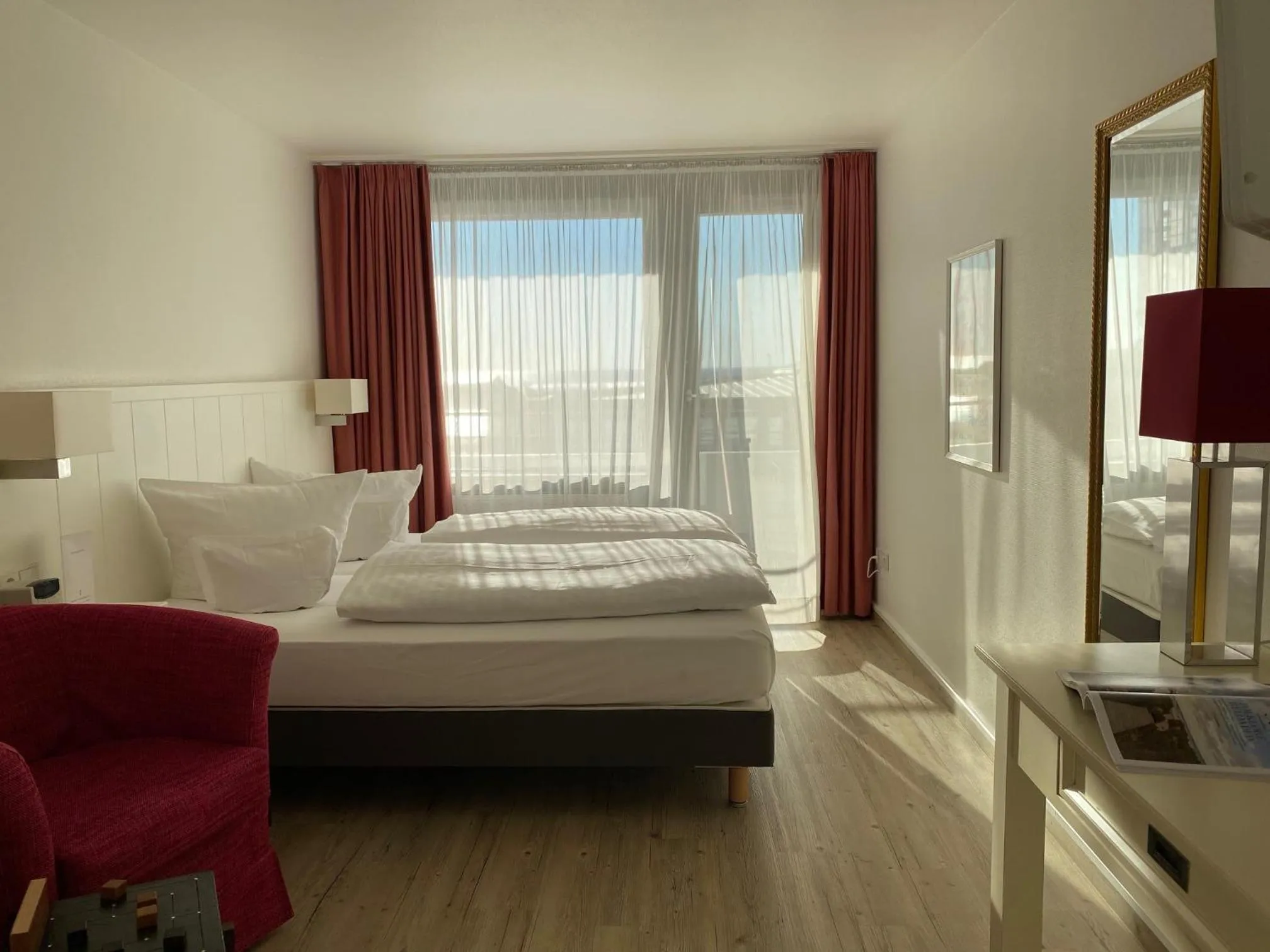 Bed in Hotel Wünschmann