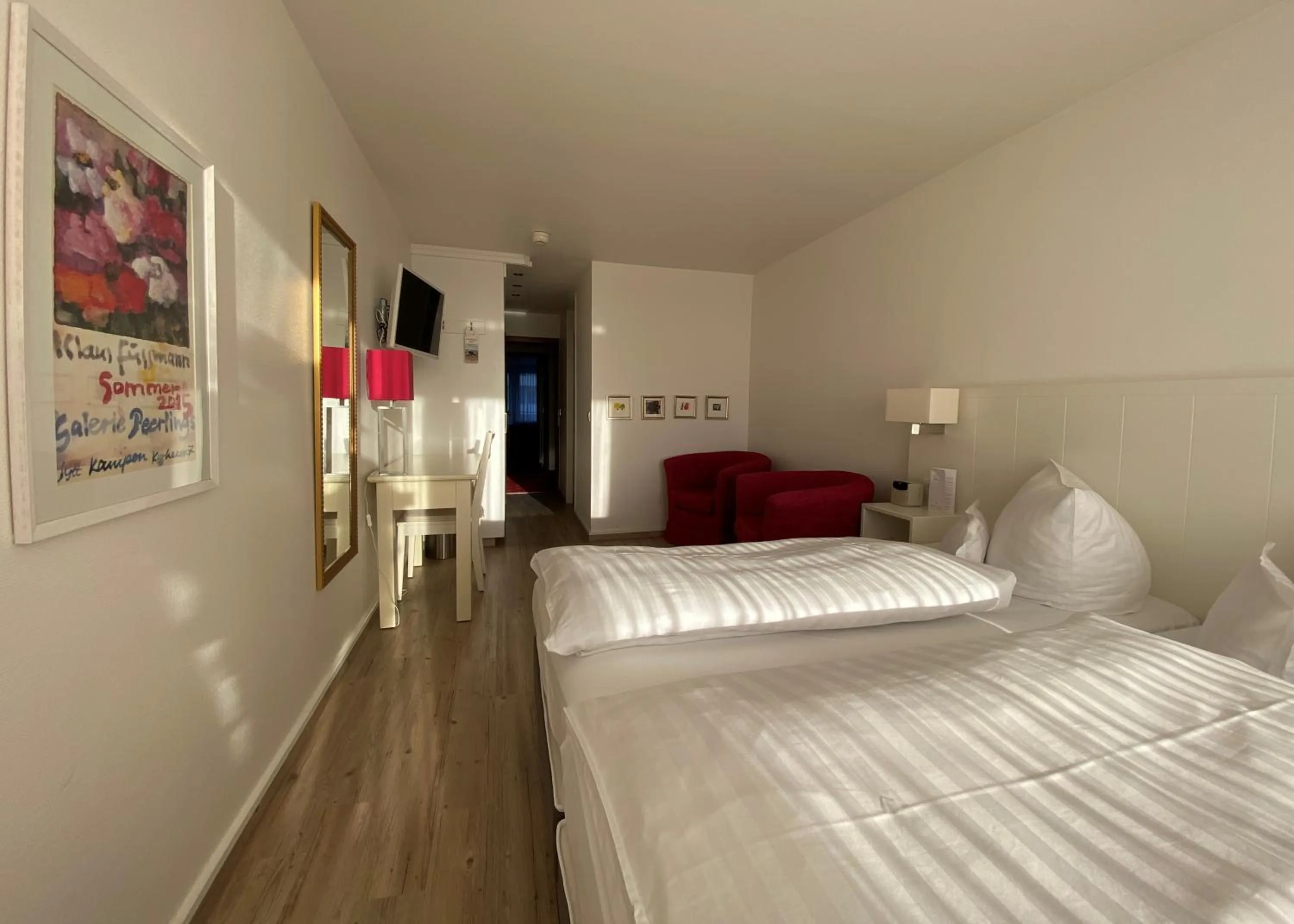 Bed in Hotel Wünschmann