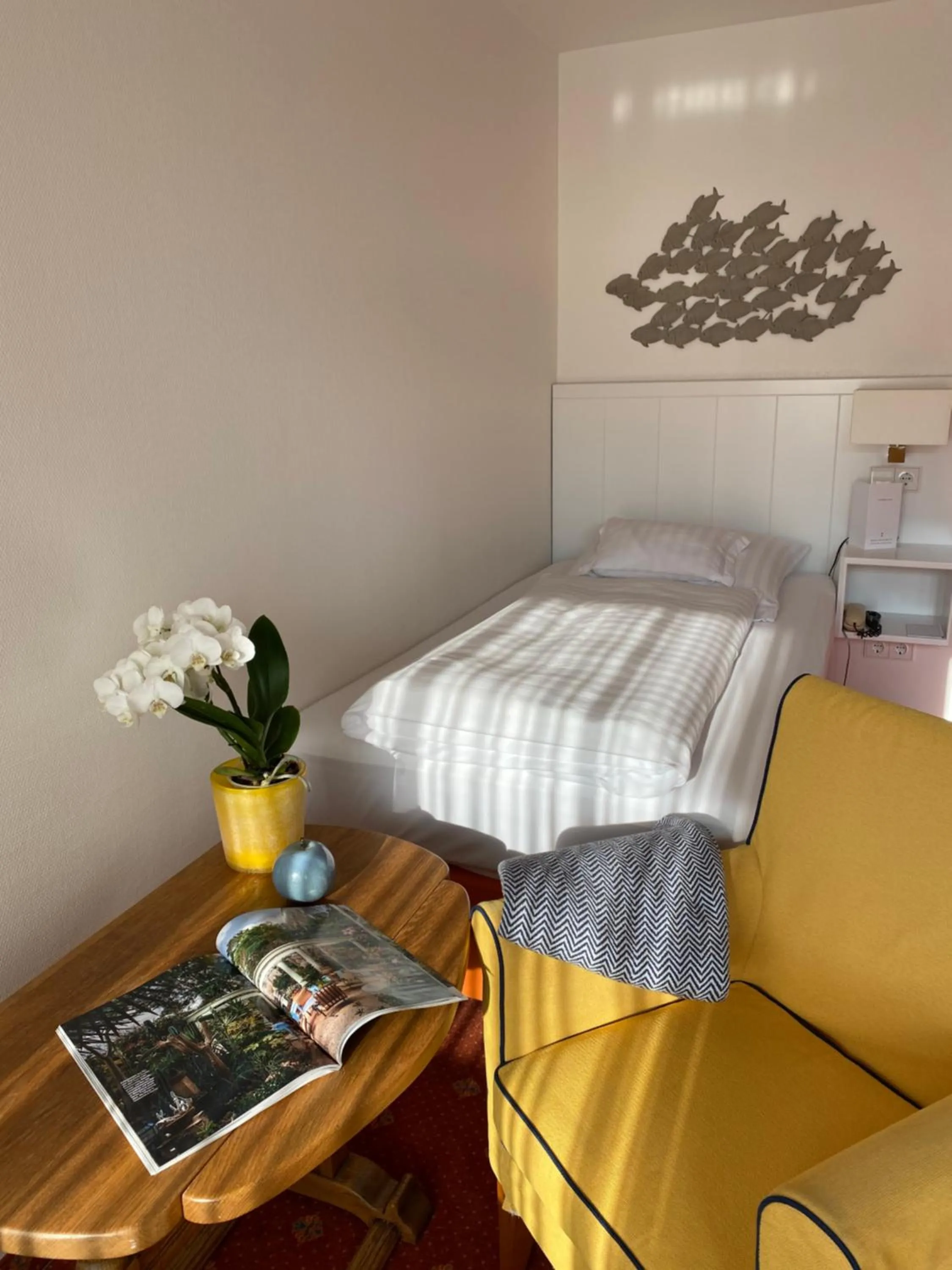 Bed in Hotel Wünschmann