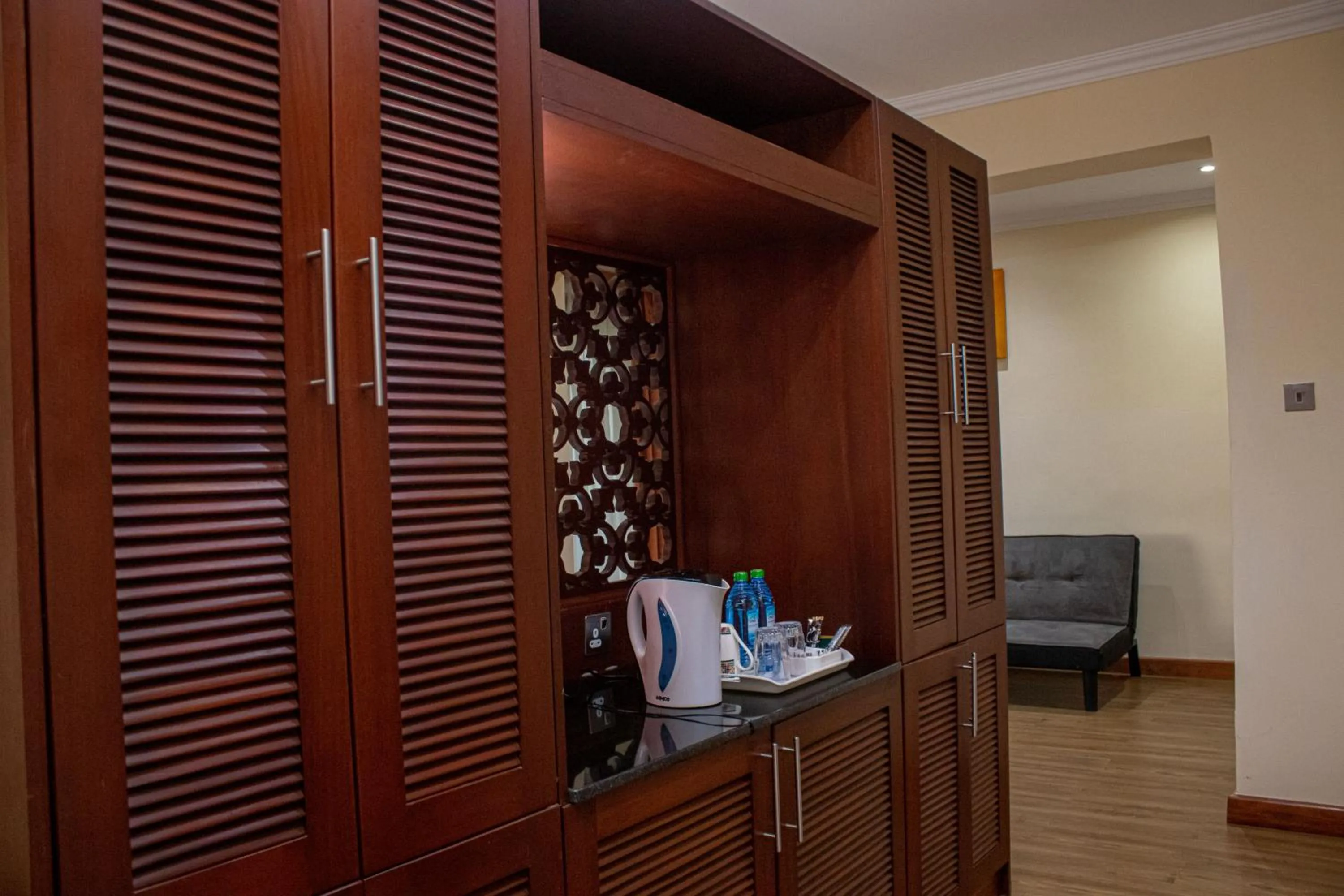 Living room in Lake Elementaita Mountain Lodge