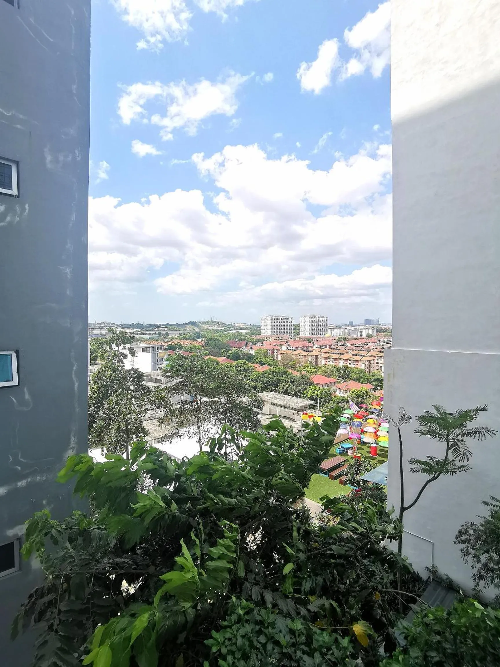 City view in A's House i-City 1-4pax Studio Netflix Wifi