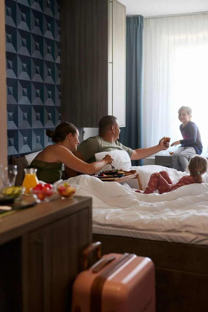 Bed in Van der Valk Landhotel Spornitz