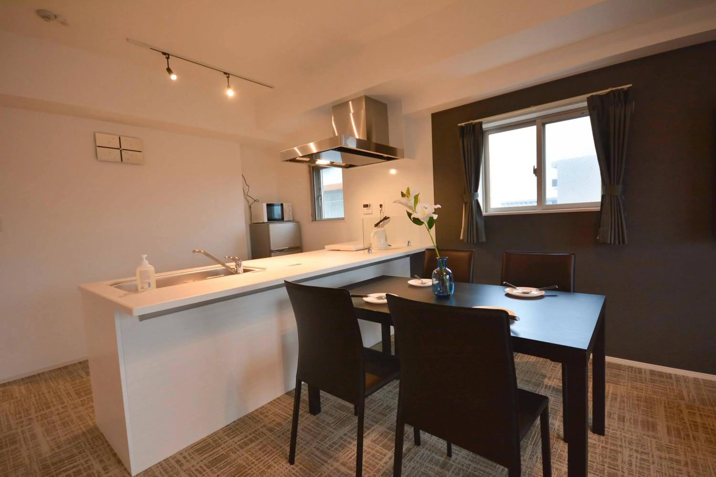 Kitchen or kitchenette in The Grand Residence Hotel Tenjin