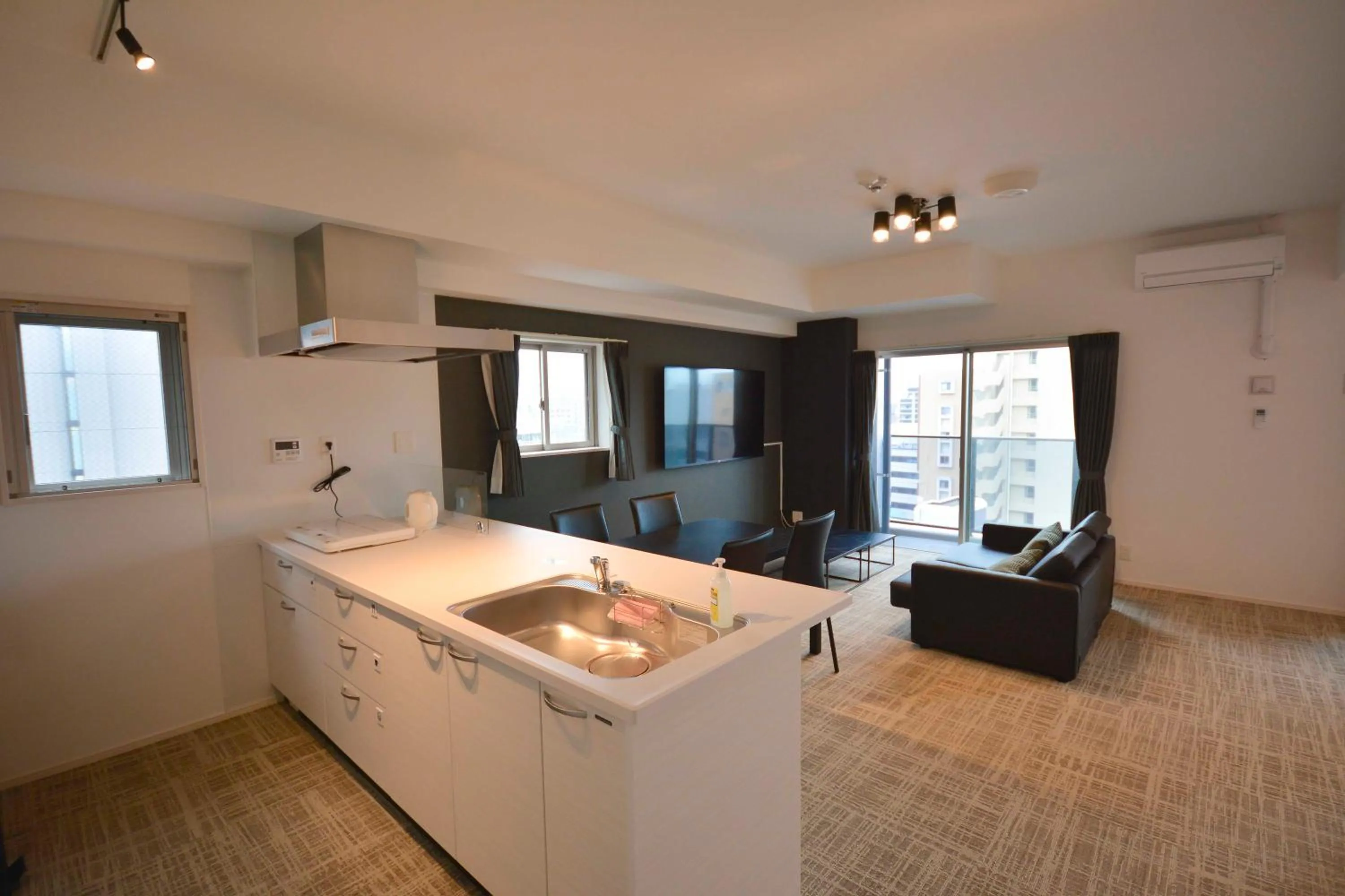 Kitchen or kitchenette in The Grand Residence Hotel Tenjin