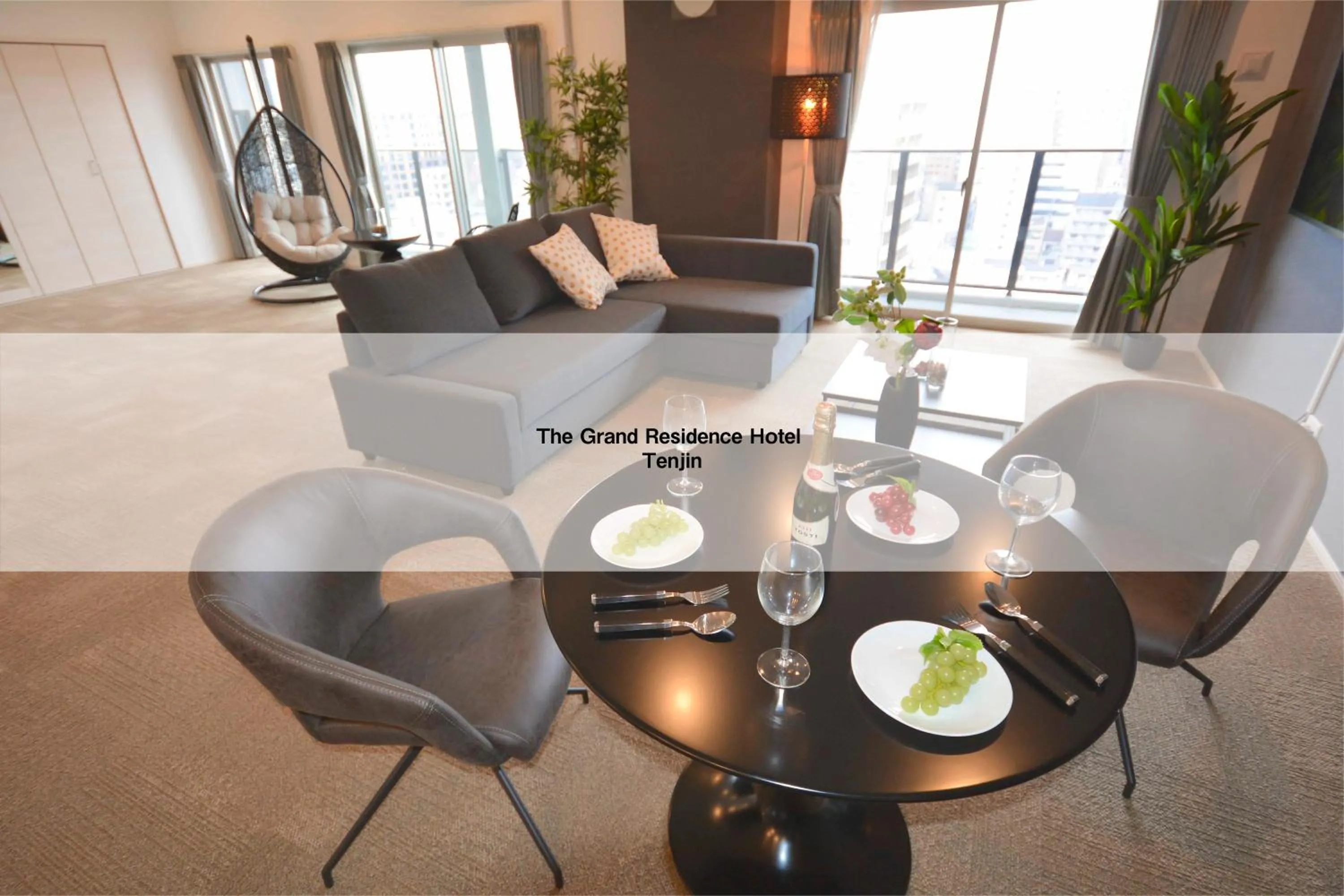 Dining area in The Grand Residence Hotel Tenjin