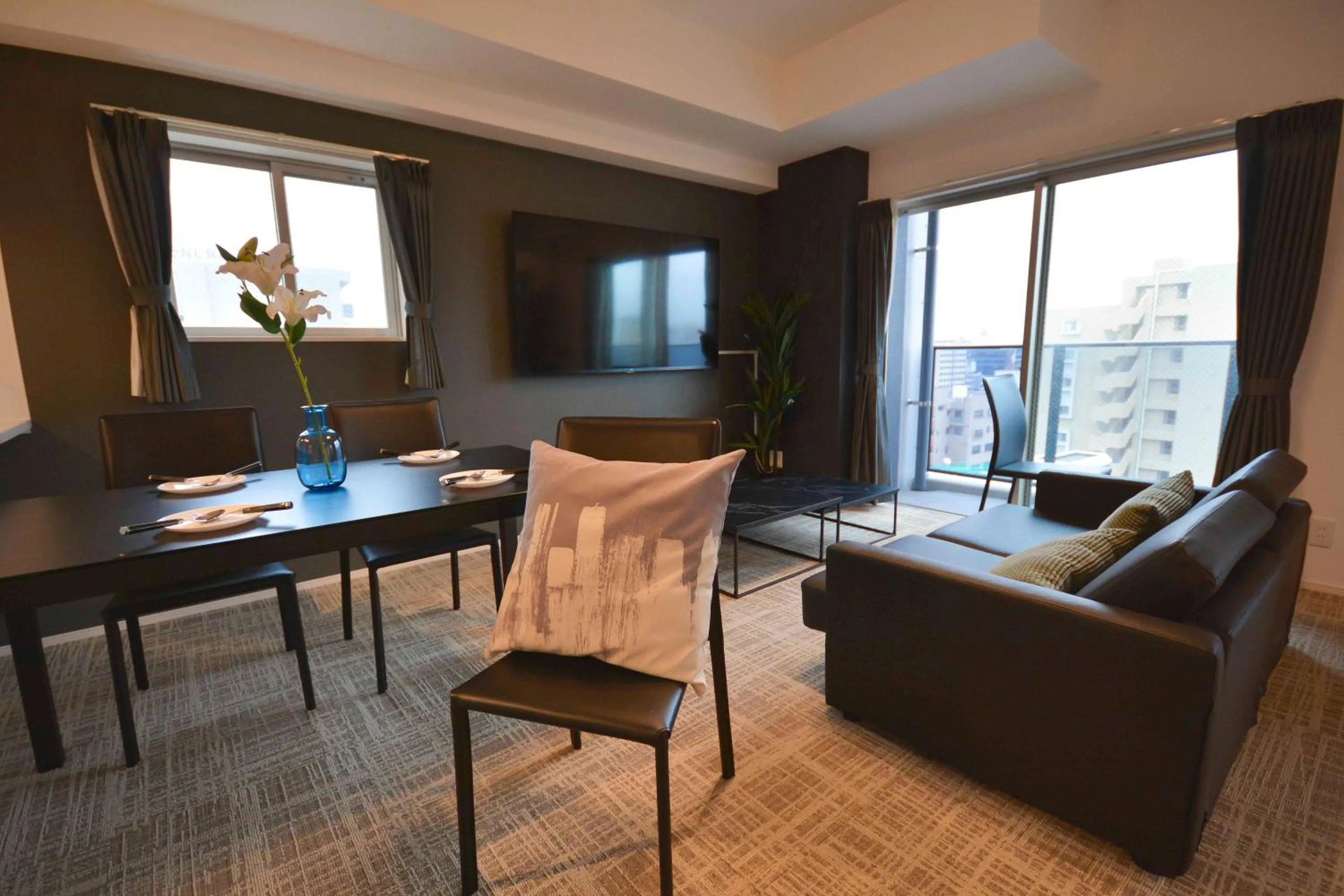 Living room in The Grand Residence Hotel Tenjin