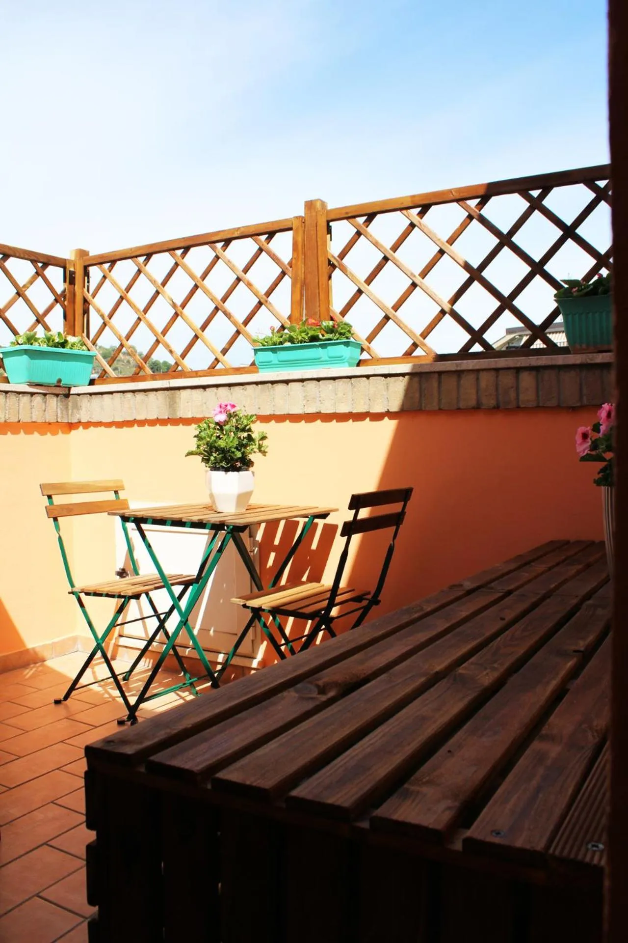 Patio in B&B Villa Lilla