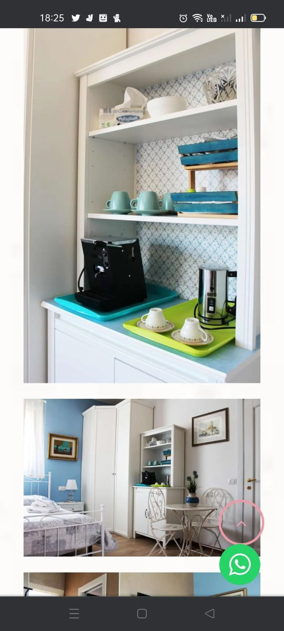 Coffee/tea facilities in B&B Villa Lilla spiaggia inclusa e bici gratuite a San Benedetto del Tronto Camere con terrazzo e Colazione inclusa