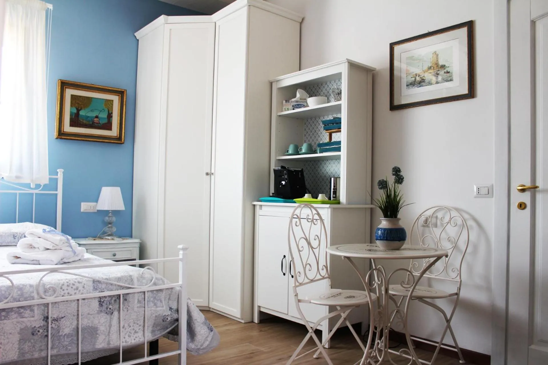 oven, Bed in B&B Villa Lilla